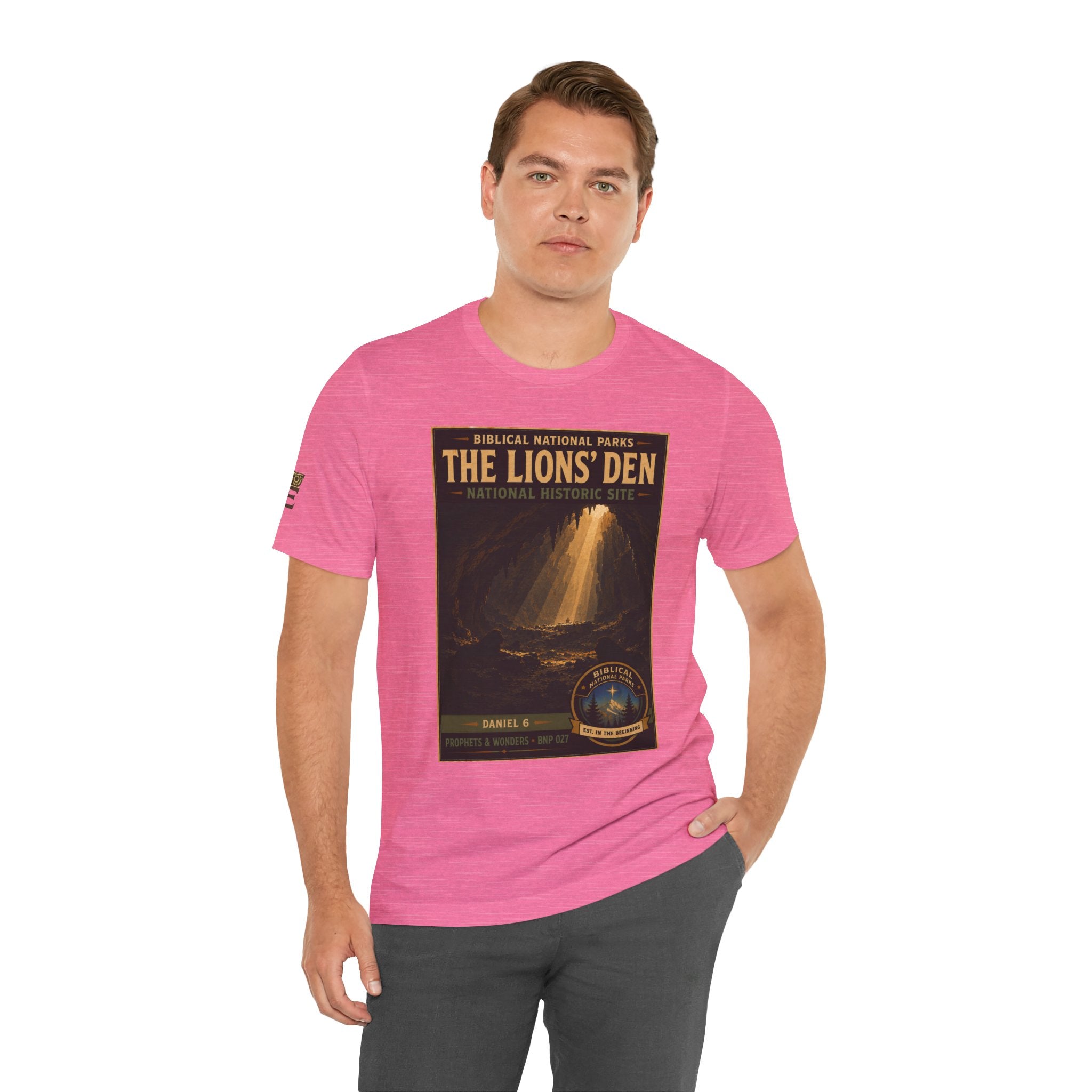 Biblical National Parks Collection V- Prophets & Wonders #027/030 Daniel 6 | Vintage nature poster Tee | Biblical national parks graphic shirt