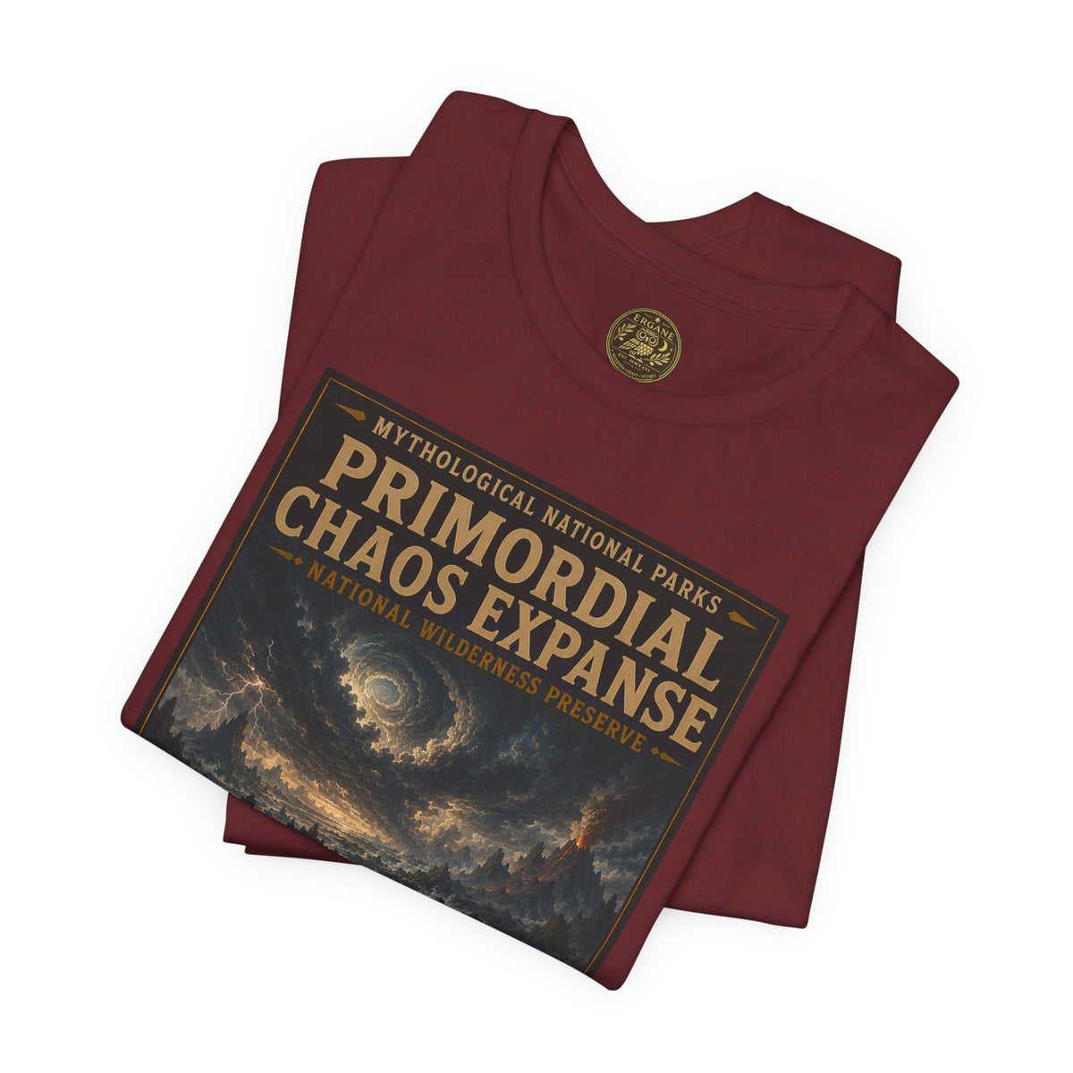 Mythological National Parks COLLECTION V- #049-050 TITANS & PRIMORDIAL REALMS | Vintage nature poster Tee | Mythological National Parks graphic shirt