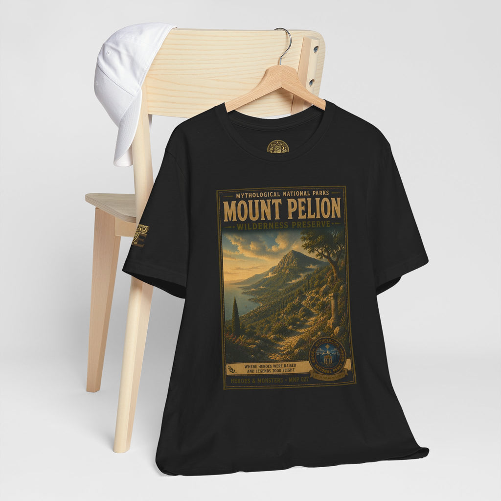Mythological National Parks Collection III- #027-028 - Heros & Monsters | Vintage nature poster Tee | Mythological National Parks graphic shirt
