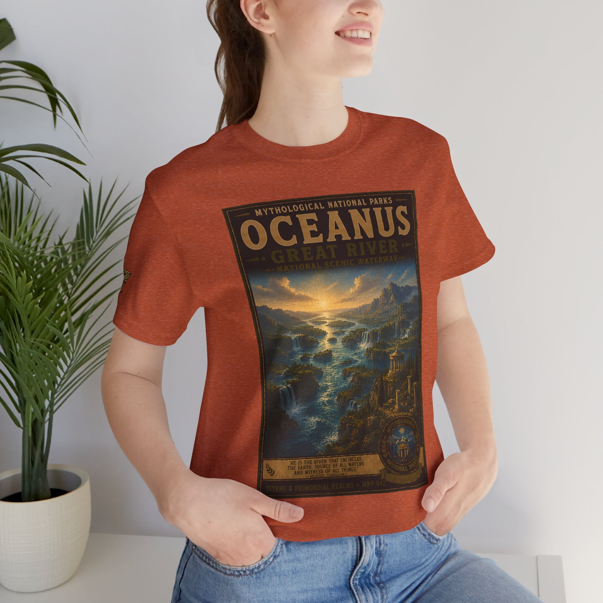 Mythological National Parks COLLECTION V- #042-050 TITANS & PRIMORDIAL REALMS | Vintage nature poster Tee | Mythological National Parks graphic shirt