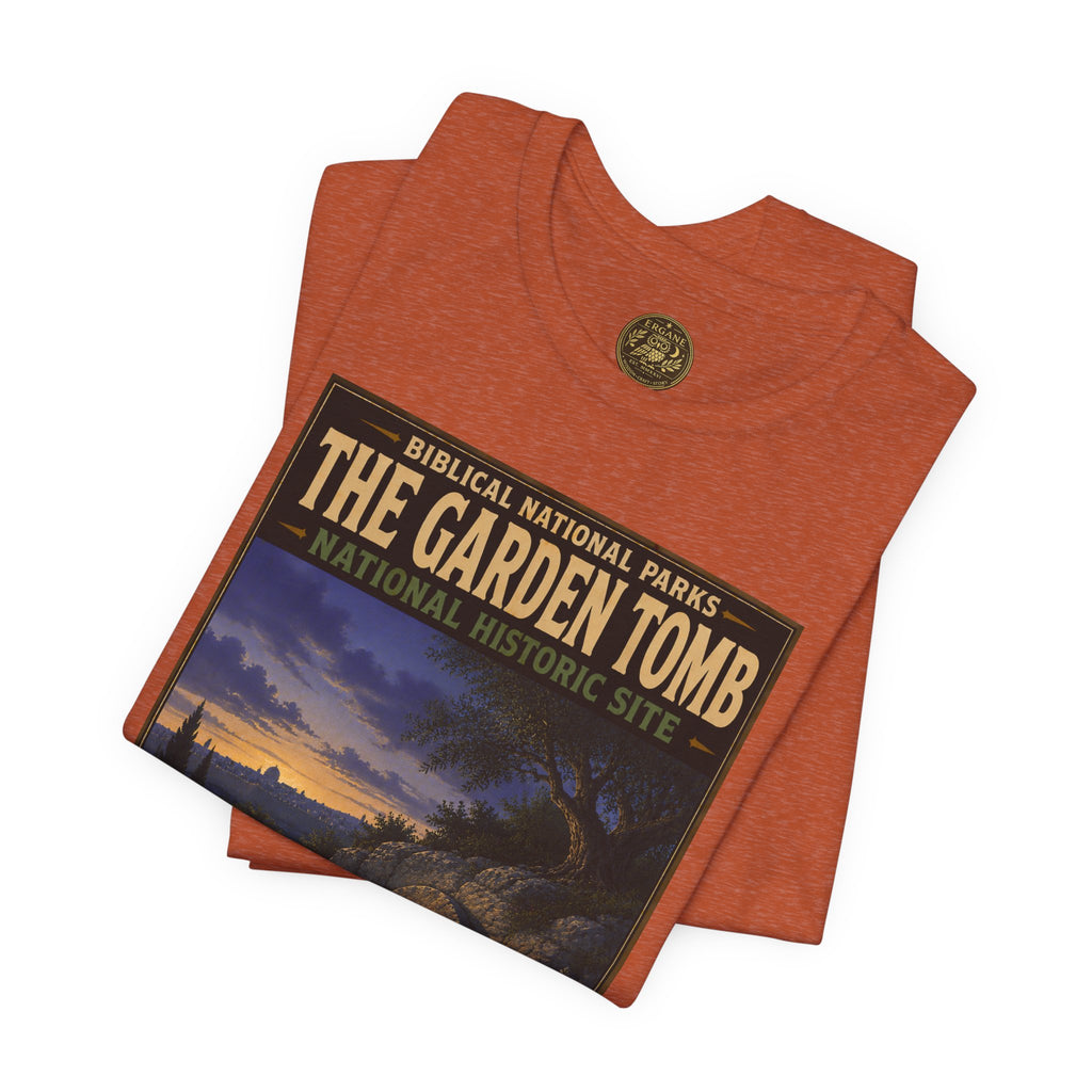 Biblical National Parks Collection VII- The Holy Week #040/041 | Matthew 27: 55-66 | Vintage nature poster Tee | Biblical national parks graphic shirt