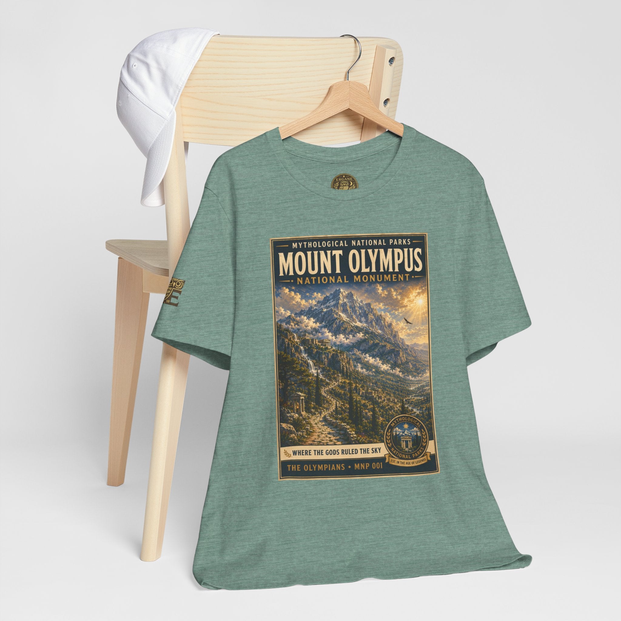 Mythological National Parks Collection I- #001-007- The Olympians  | Vintage nature poster Tee | Mythological National Parks graphic shirt