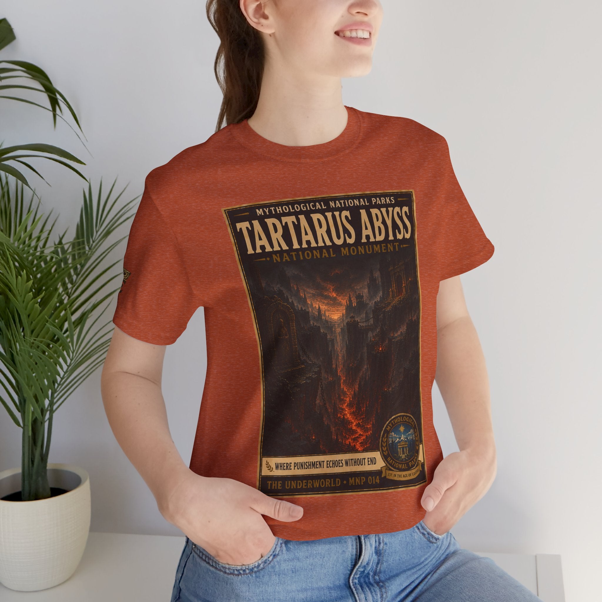 Mythological National Parks Collection II- #014-016 -The Underworld | Vintage nature poster Tee | Mythological National Parks graphic shirt