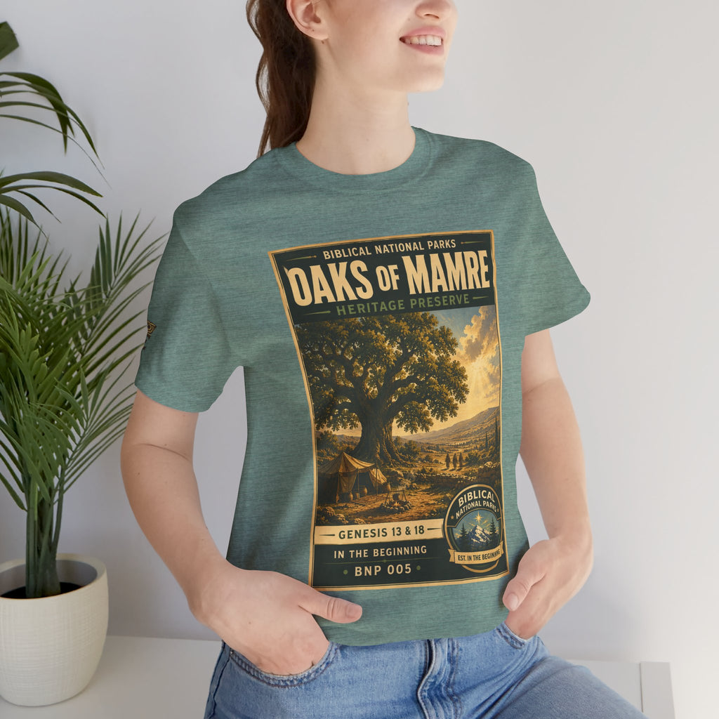 Biblical National Parks Collection I- In The Beginning #005/006 Genesis 13 & 18 | Vintage nature poster Tee | Biblical national parks graphic shirt