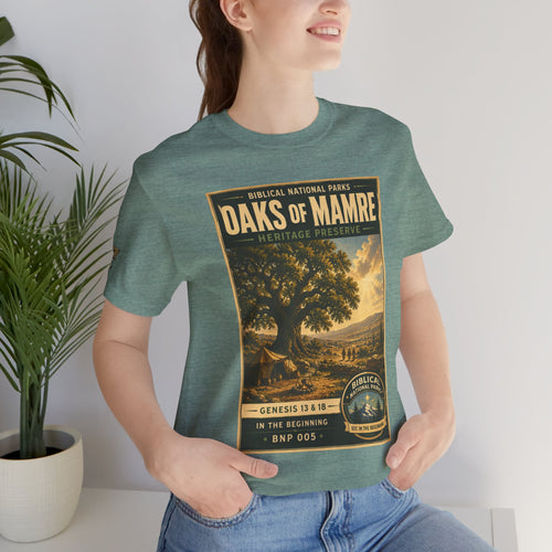 Biblical National Parks Collection I- In The Beginning #005/006 Genesis 13 & 18 | Vintage nature poster Tee | Biblical national parks graphic shirt