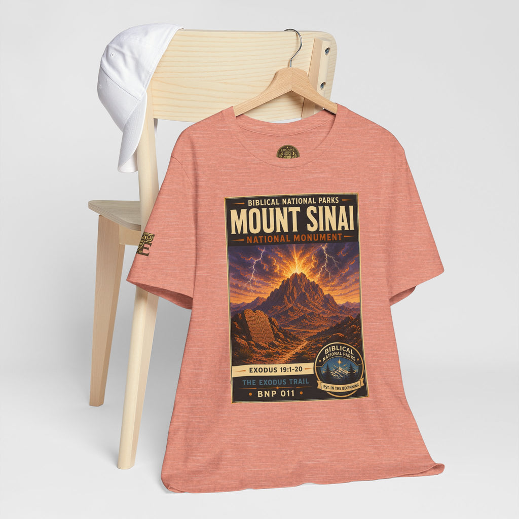 Biblical National Parks Collection II- The Exodus Trail #011/013 Exodus 19: 1-20 | Vintage nature poster Tee | Biblical national parks graphic shirt