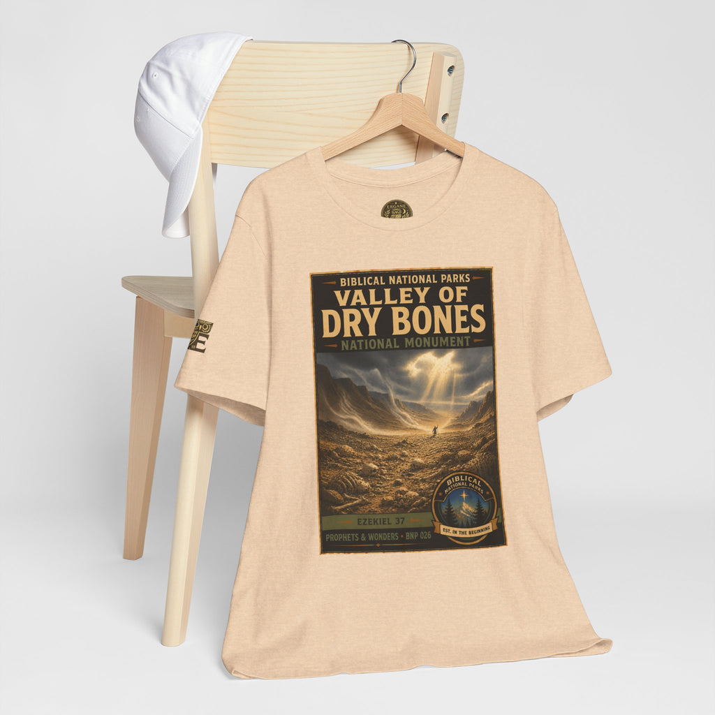 Biblical National Parks Collection V- Prophets & Wonders #026/030 Ezekiel 37  | Vintage nature poster Tee | Biblical national parks graphic shirt