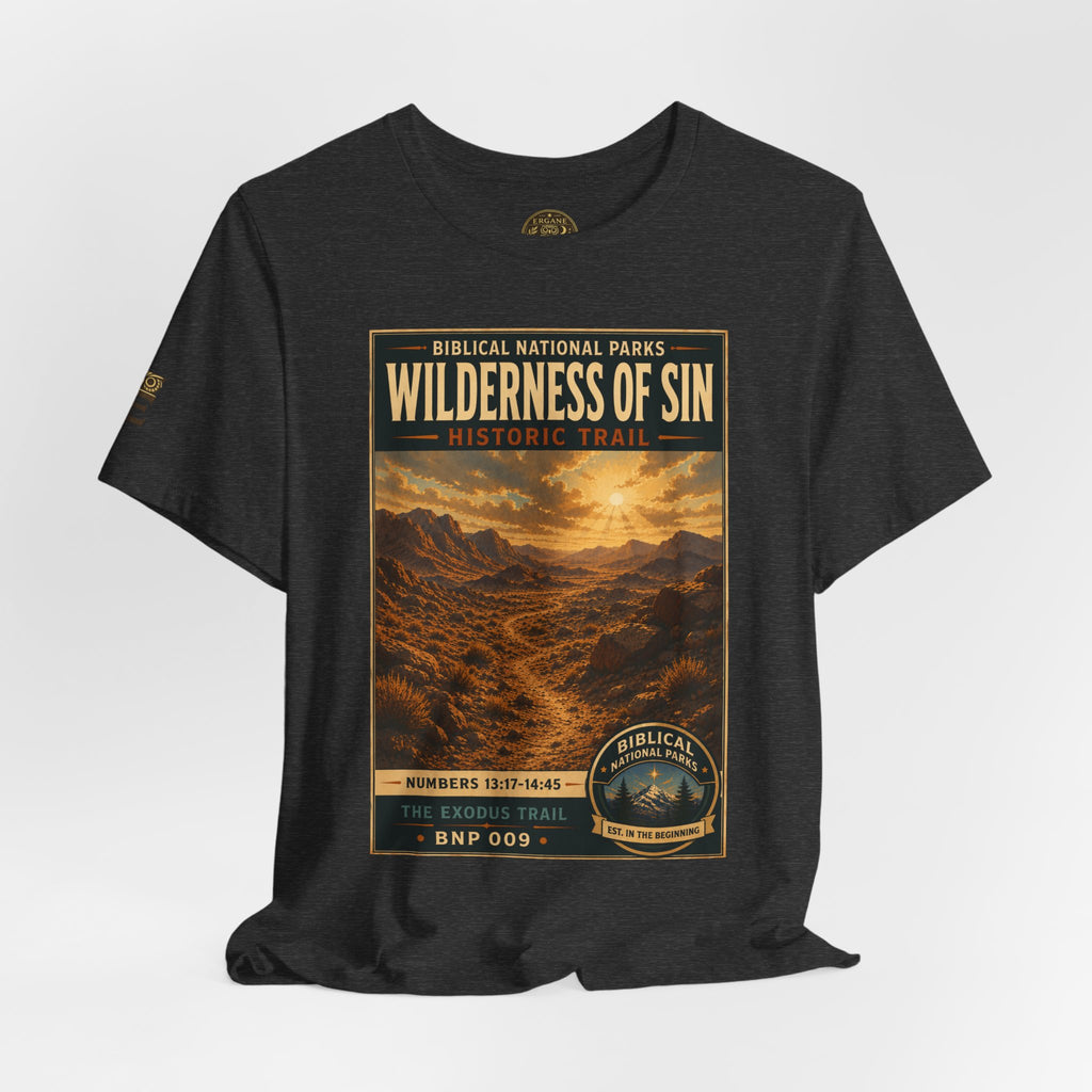 Biblical National Parks Collection II- The Exodus Trail #009/013 Exodus 13: 17 - 14:45 | Vintage nature poster Tee | Biblical national parks graphic shirt