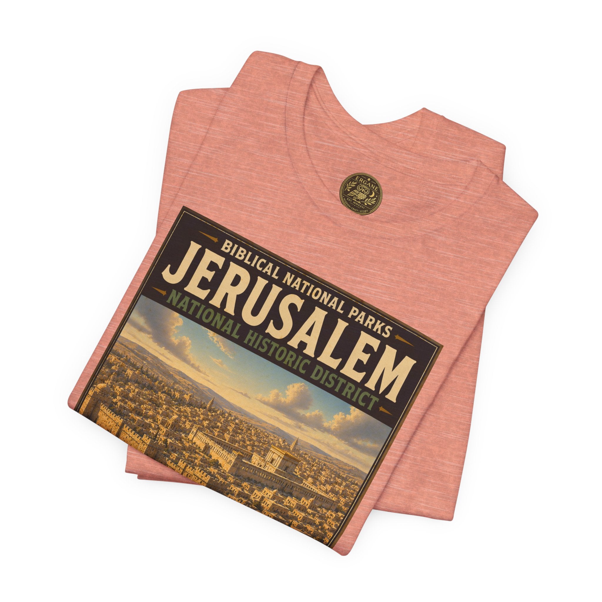 Biblical National Parks Collection VII- The Holy Week #037/041 | Matthew 21-23 | Vintage nature poster Tee | Biblical national parks graphic shirt
