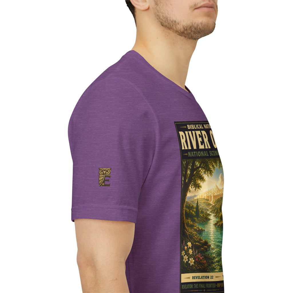 Biblical National Parks Collection X- #061/061 - Revelation: The Final Frontier | Revelation 22 | Vintage nature poster Tee | Biblical national parks graphic shirt 2