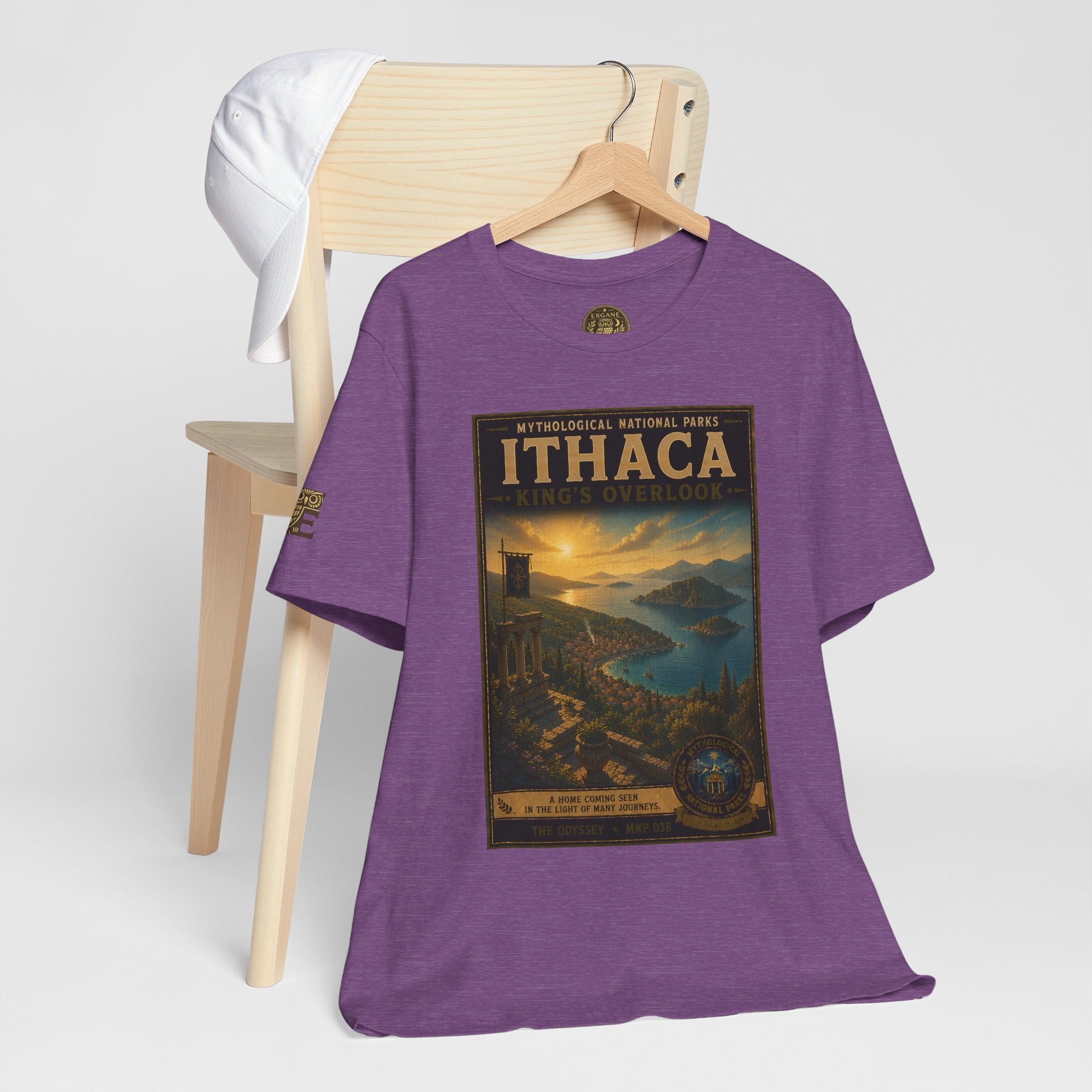 Mythological National Parks Collection IV- #038-038 - THE ODYSSEY | Vintage nature poster Tee | Mythological National Parks graphic shirt