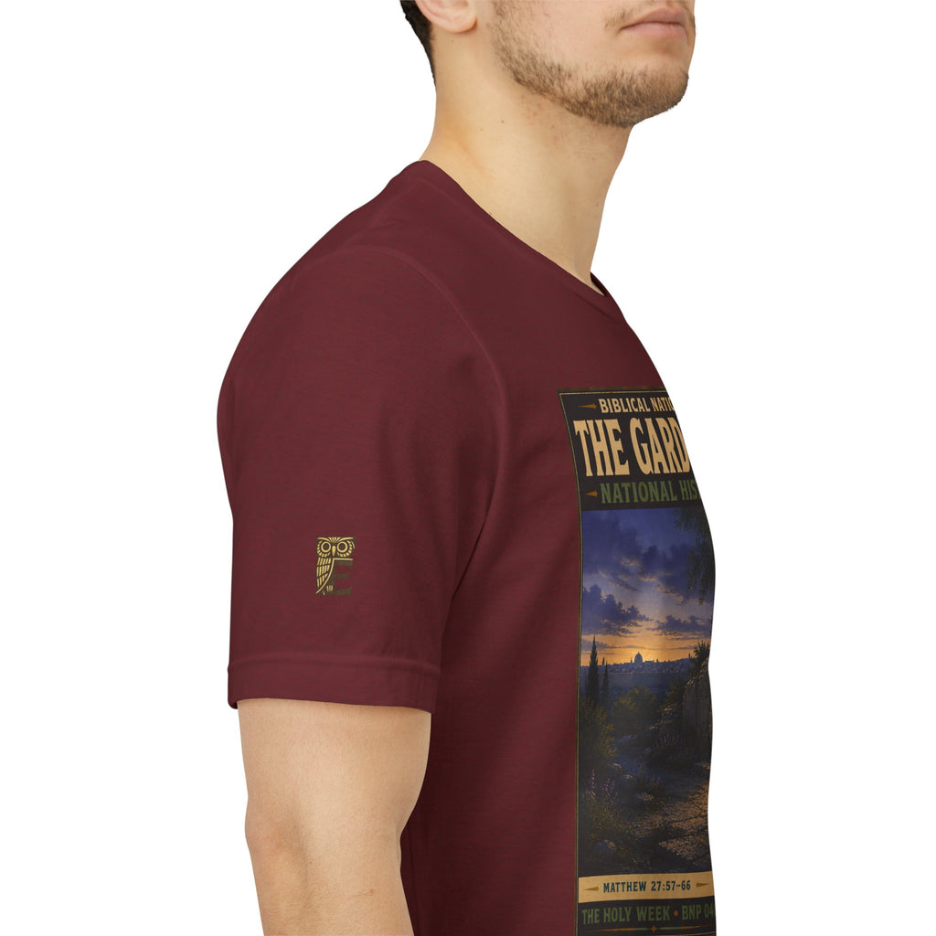 Biblical National Parks Collection VII- The Holy Week #040/041 | Matthew 27: 55-66 | Vintage nature poster Tee | Biblical national parks graphic shirt