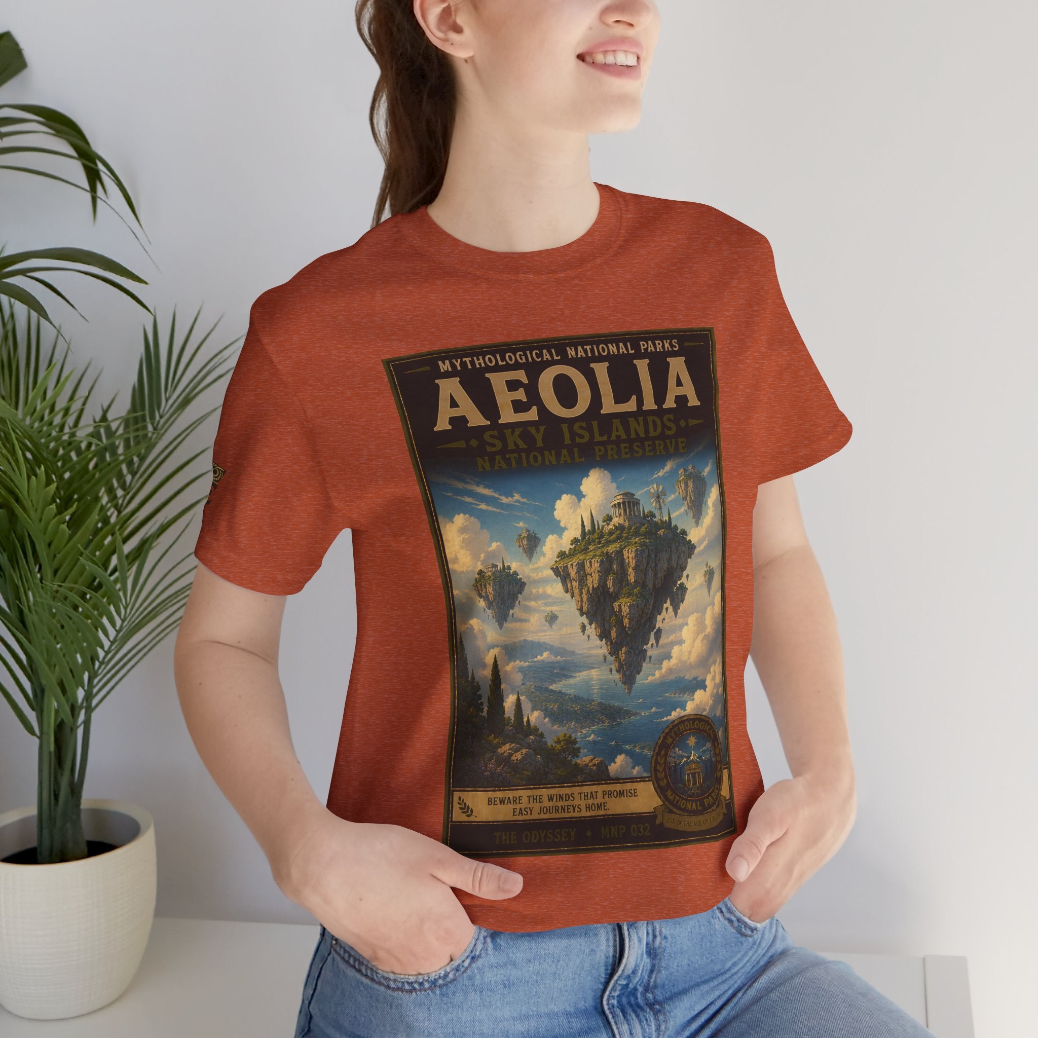 Mythological National Parks Collection IV- #032-038 - THE ODYSSEY | Vintage nature poster Tee | Mythological National Parks graphic shirt
