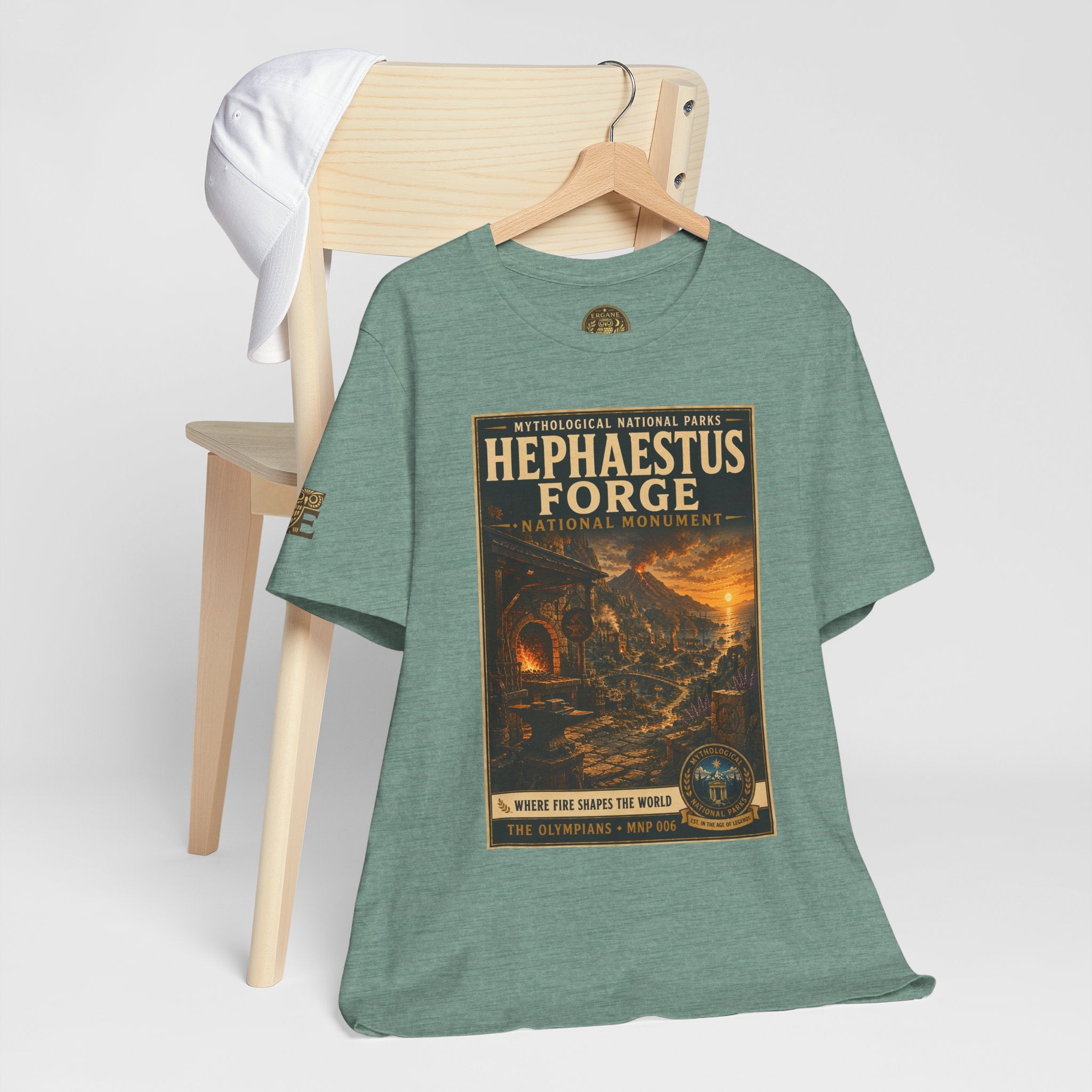 Mythological National Parks Collection I- #006-007 -The Olympians | Vintage nature poster Tee | Mythological National Parks graphic shirt