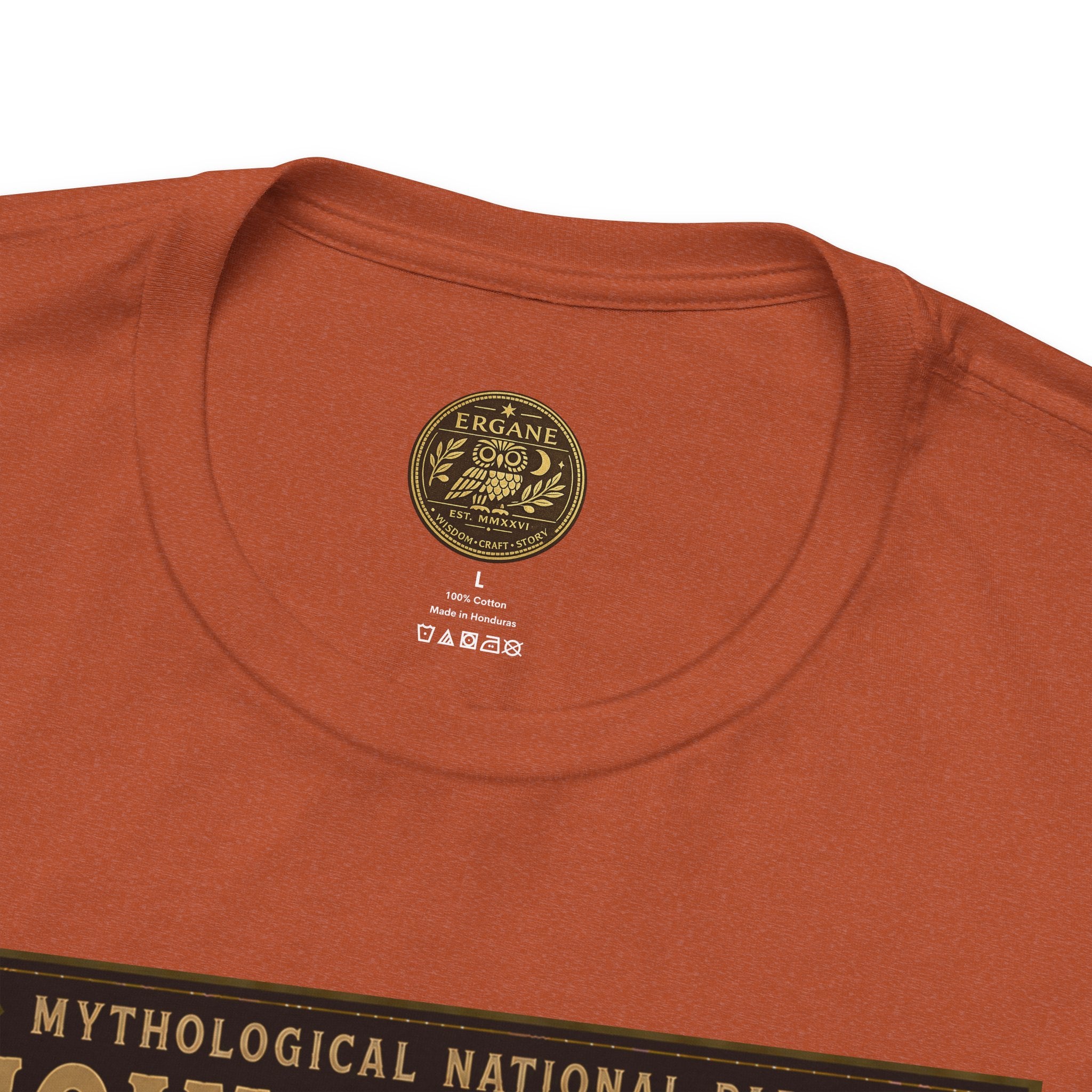 Mythological National Parks Collection III- #027-028 - Heros & Monsters | Vintage nature poster Tee | Mythological National Parks graphic shirt