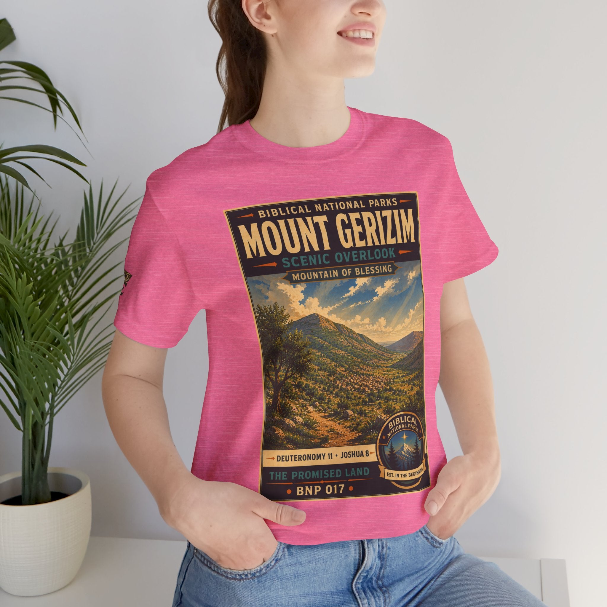 Biblical National Parks Collection III- The Promised Land #017/018 Joshua 8 | Vintage nature poster Tee | Biblical national parks graphic shirt