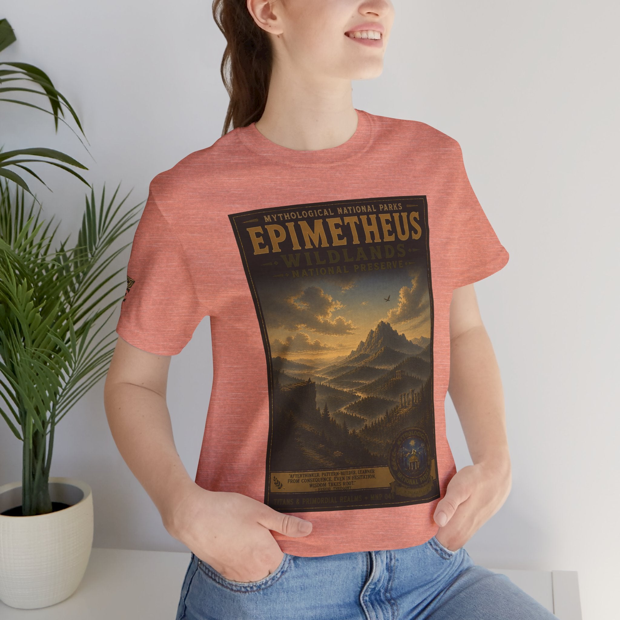 Mythological National Parks COLLECTION V- #046-050 TITANS & PRIMORDIAL REALMS | Vintage nature poster Tee | Mythological National Parks graphic shirt