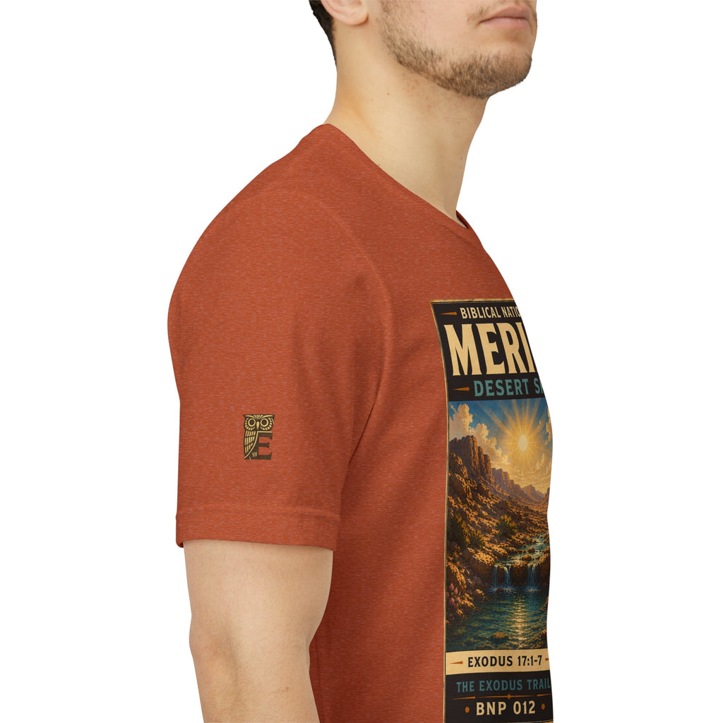 Biblical National Parks Collection II- The Exodus Trail #012/013 Exodus 17: 1-7 | Vintage nature poster Tee | Biblical national parks graphic shirt