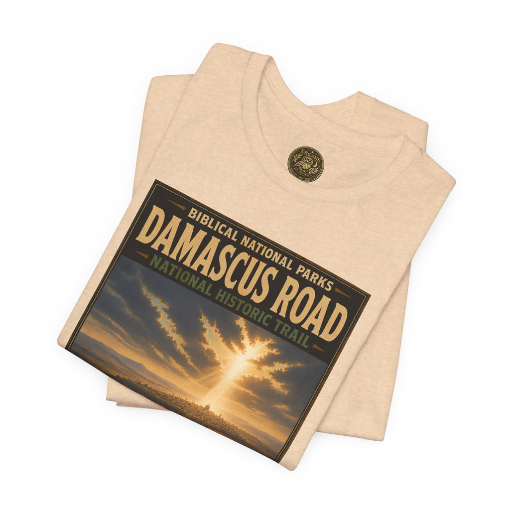 Biblical National Parks Collection VIII- The Apostles' Trails #042/049 | Acts 9 | Vintage nature poster Tee | Biblical national parks graphic shirt