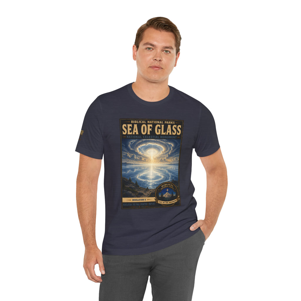 Biblical National Parks Collection X- #057/061 - Revelation: The Final Frontier | Revelation 4 | Vintage nature poster Tee | Biblical national parks graphic shirt