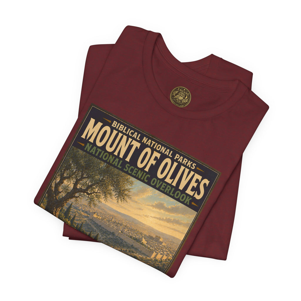 Biblical National Parks Collection VII- The Holy Week #036/041 | Matthew 21 - Luke 19 | Vintage nature poster Tee | Biblical national parks graphic shirt