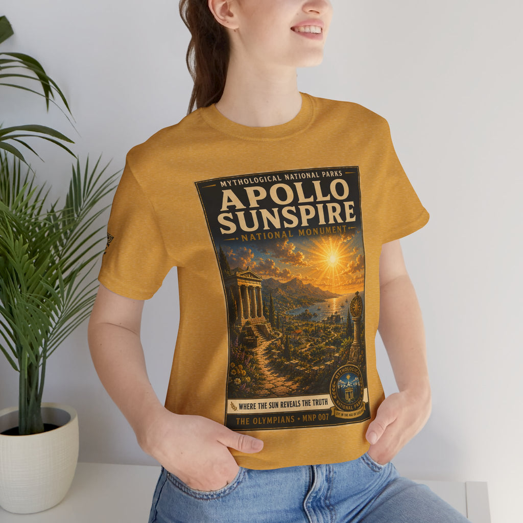 Mythological National Parks Collection I- #007-007 -The Olympians | Vintage nature poster Tee | Mythological National Parks graphic shirt