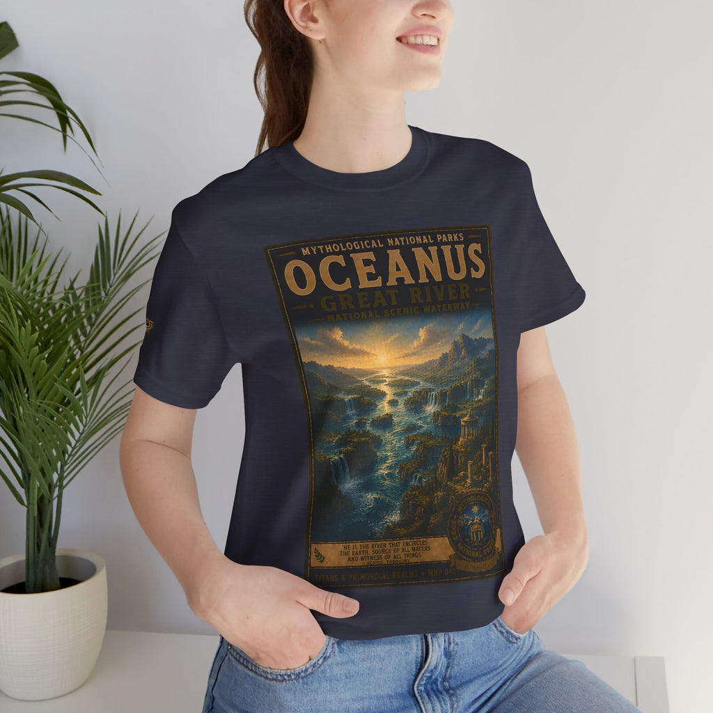 Mythological National Parks COLLECTION V- #042-050 TITANS & PRIMORDIAL REALMS | Vintage nature poster Tee | Mythological National Parks graphic shirt