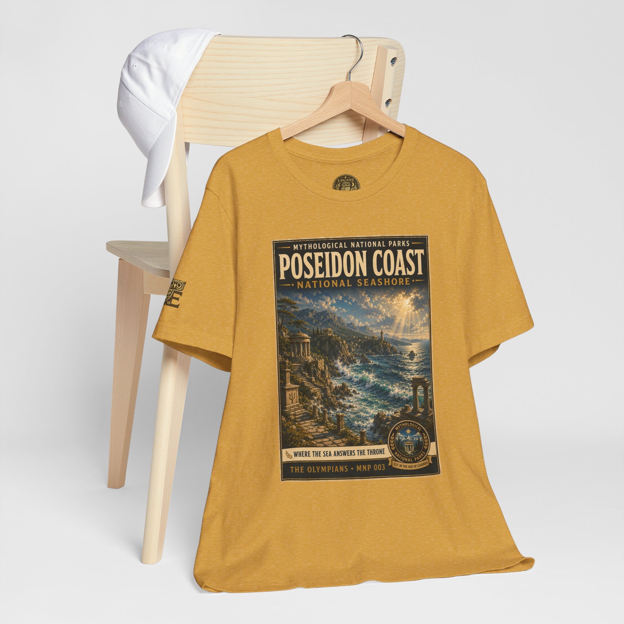 Mythological National Parks Collection I- #003-007 - The Olympians | Vintage nature poster Tee | Mythological National Parks graphic shirt