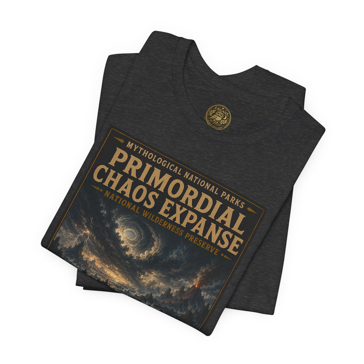 Mythological National Parks COLLECTION V- #049-050 TITANS & PRIMORDIAL REALMS | Vintage nature poster Tee | Mythological National Parks graphic shirt