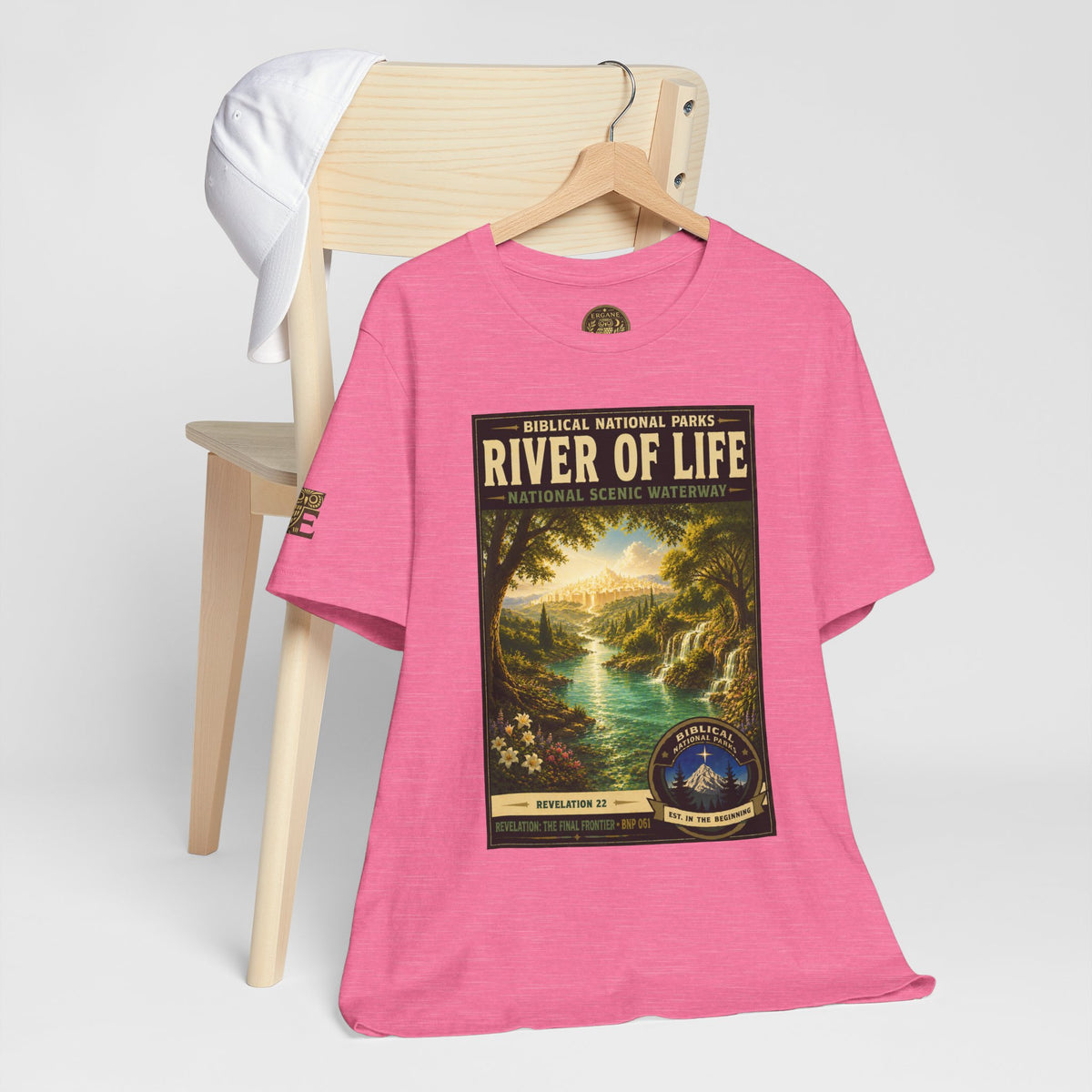 Biblical National Parks Collection X- #061/061 - Revelation: The Final Frontier | Revelation 22 | Vintage nature poster Tee | Biblical national parks graphic shirt 2