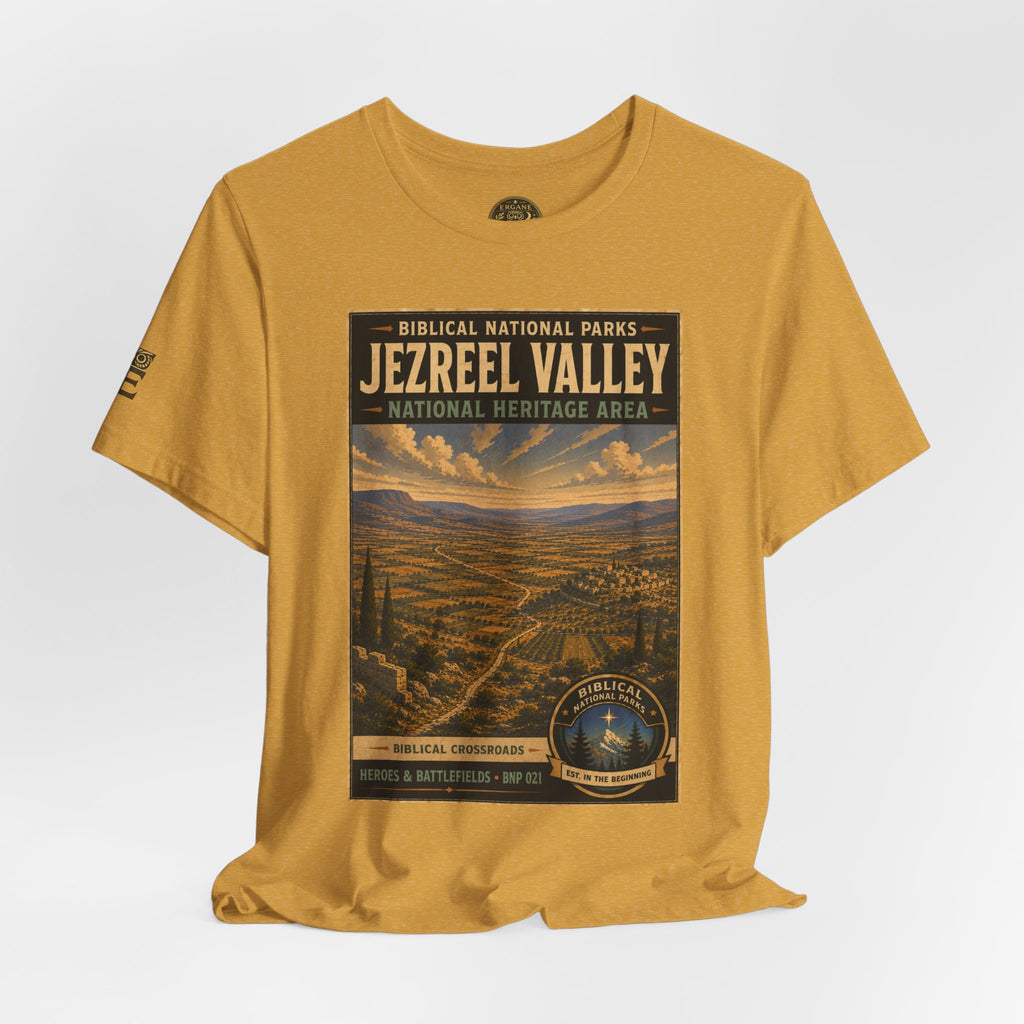 Biblical National Parks Collection IV- Heros & Battlefields #021/023 Biblical Crossroads | Vintage nature poster Tee | Biblical national parks graphic shirt