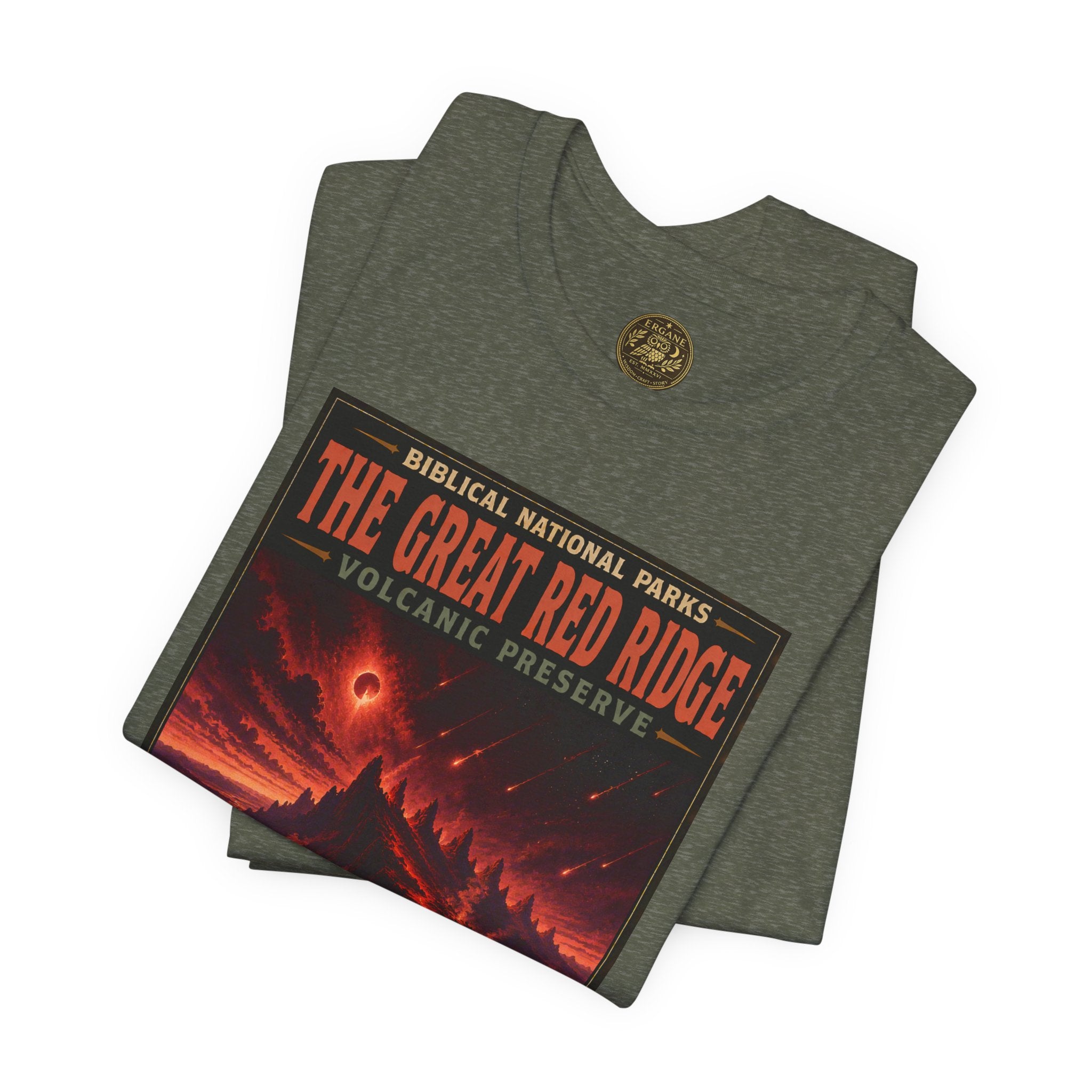 Biblical National Parks Collection X- #059/061 - Revelation: The Final Frontier | Revelation 12 | Vintage nature poster Tee | Biblical national parks graphic shirt