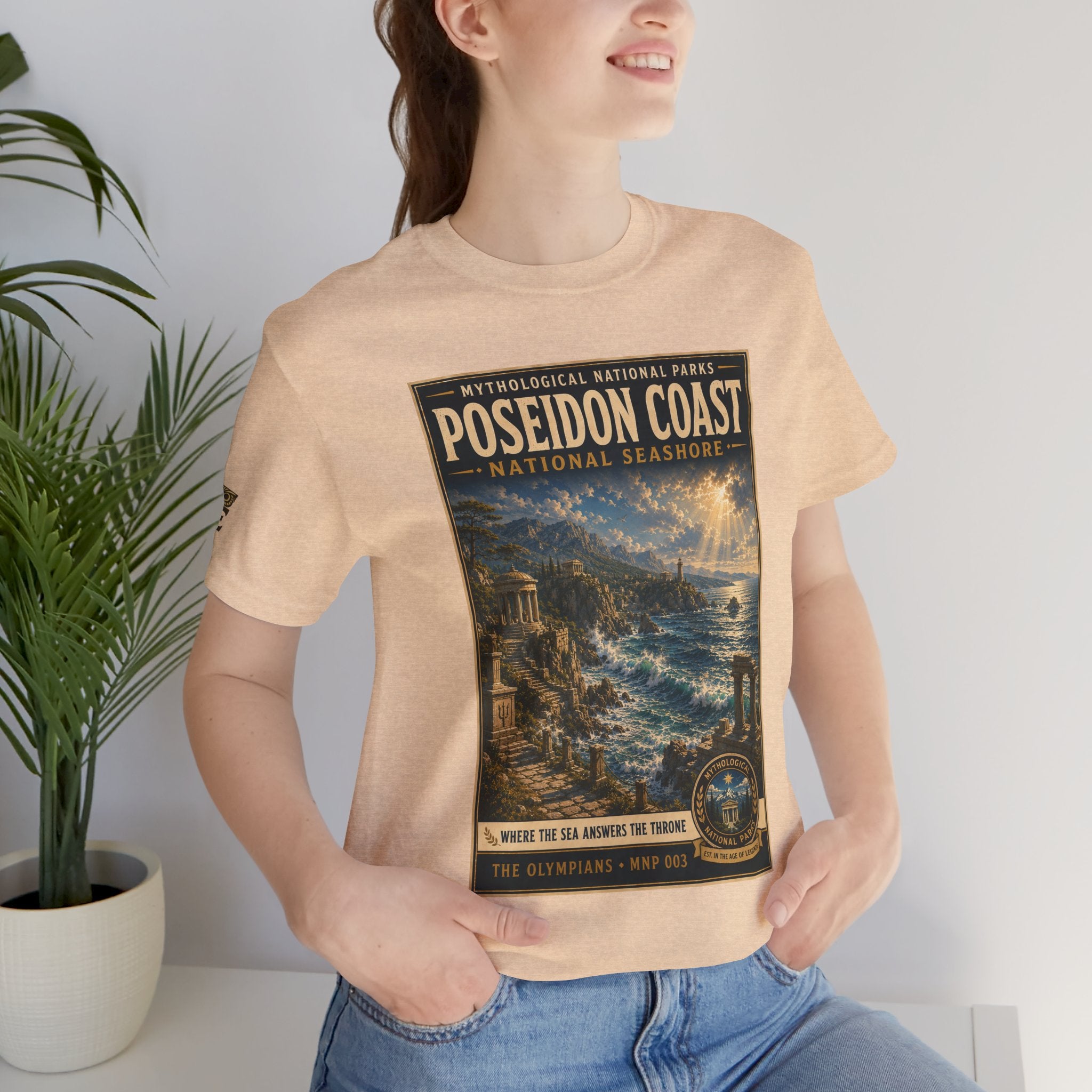 Mythological National Parks Collection I- #003-007 - The Olympians | Vintage nature poster Tee | Mythological National Parks graphic shirt