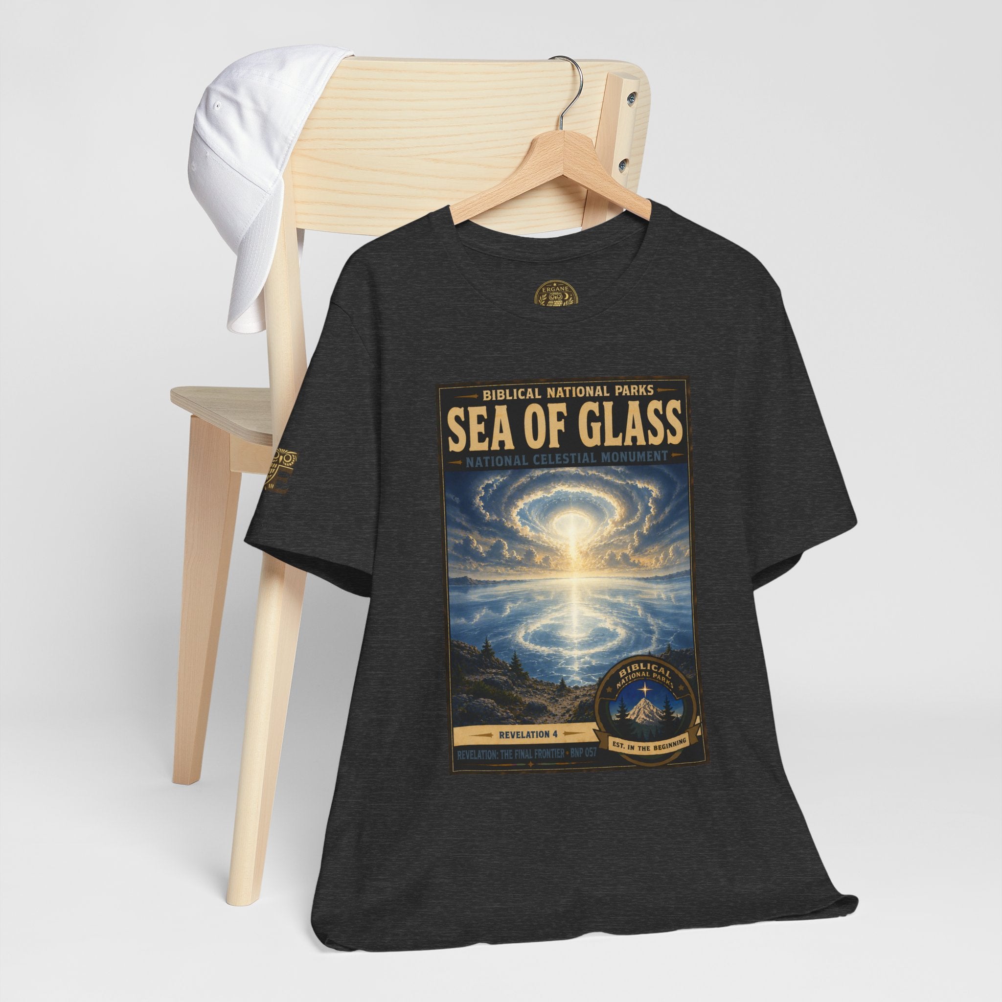 Biblical National Parks Collection X- #057/061 - Revelation: The Final Frontier | Revelation 4 | Vintage nature poster Tee | Biblical national parks graphic shirt