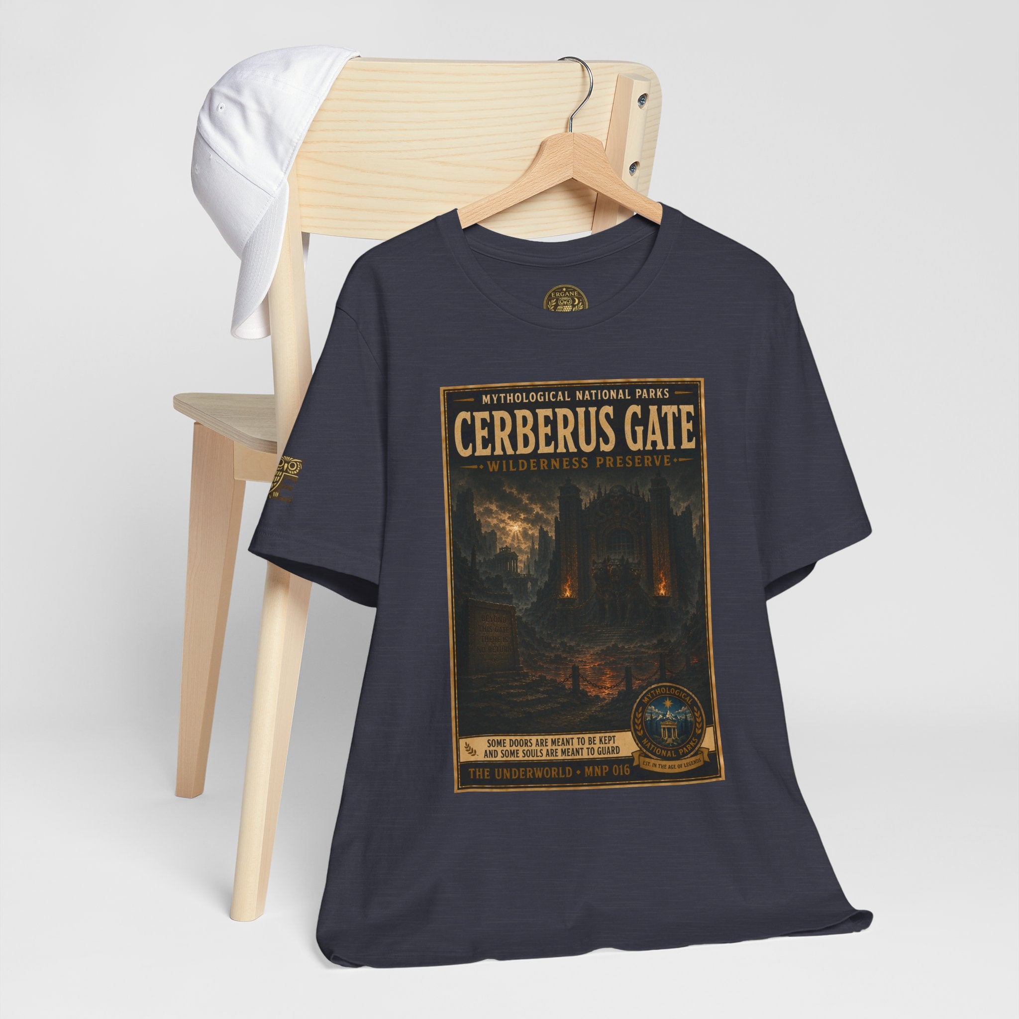 Mythological National Parks Collection II- #016-016 -The Underworld | Vintage nature poster Tee | Mythological National Parks graphic shirt