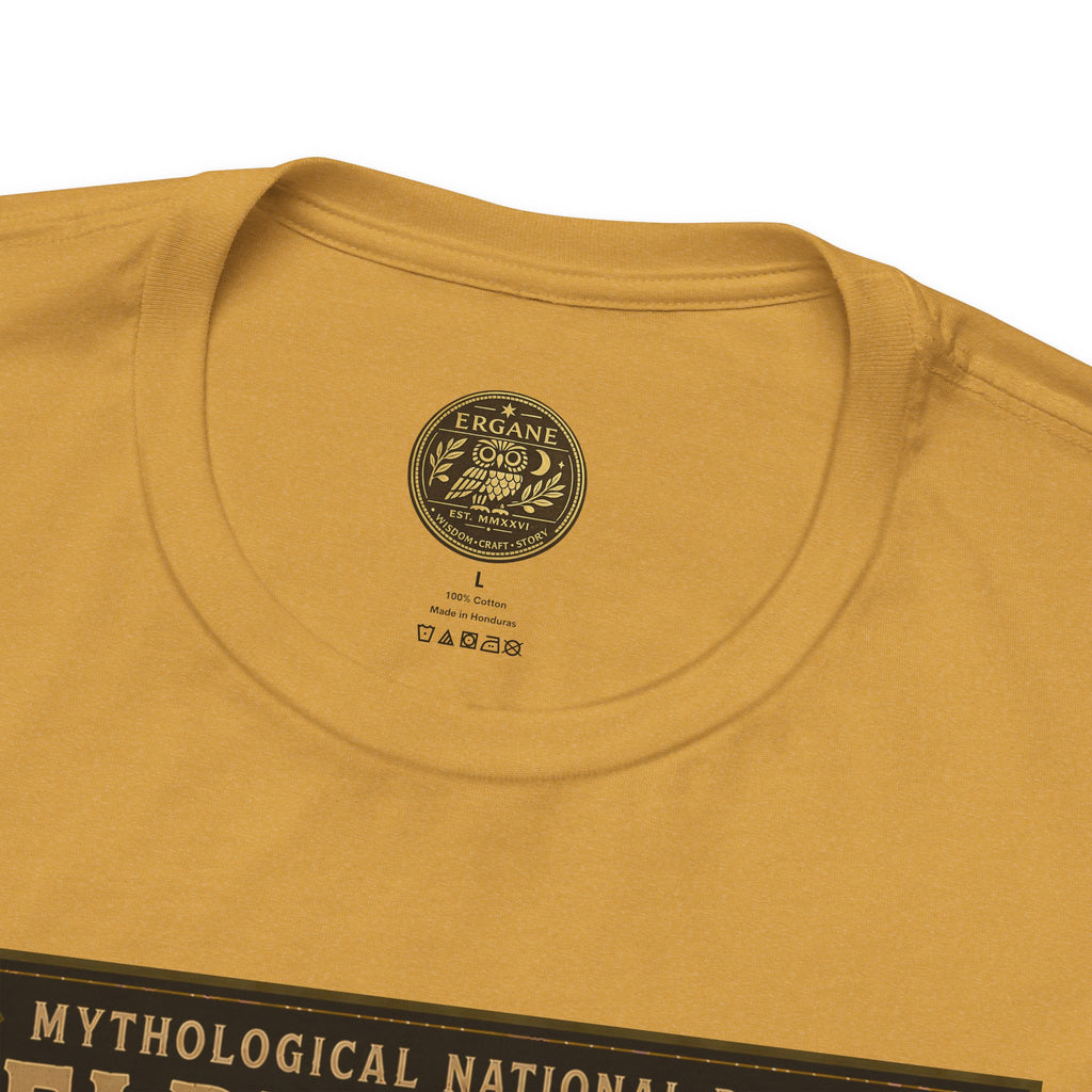 Mythological National Parks Collection III- #025-028 - Heros & Monsters | Vintage nature poster Tee | Mythological National Parks graphic shirt