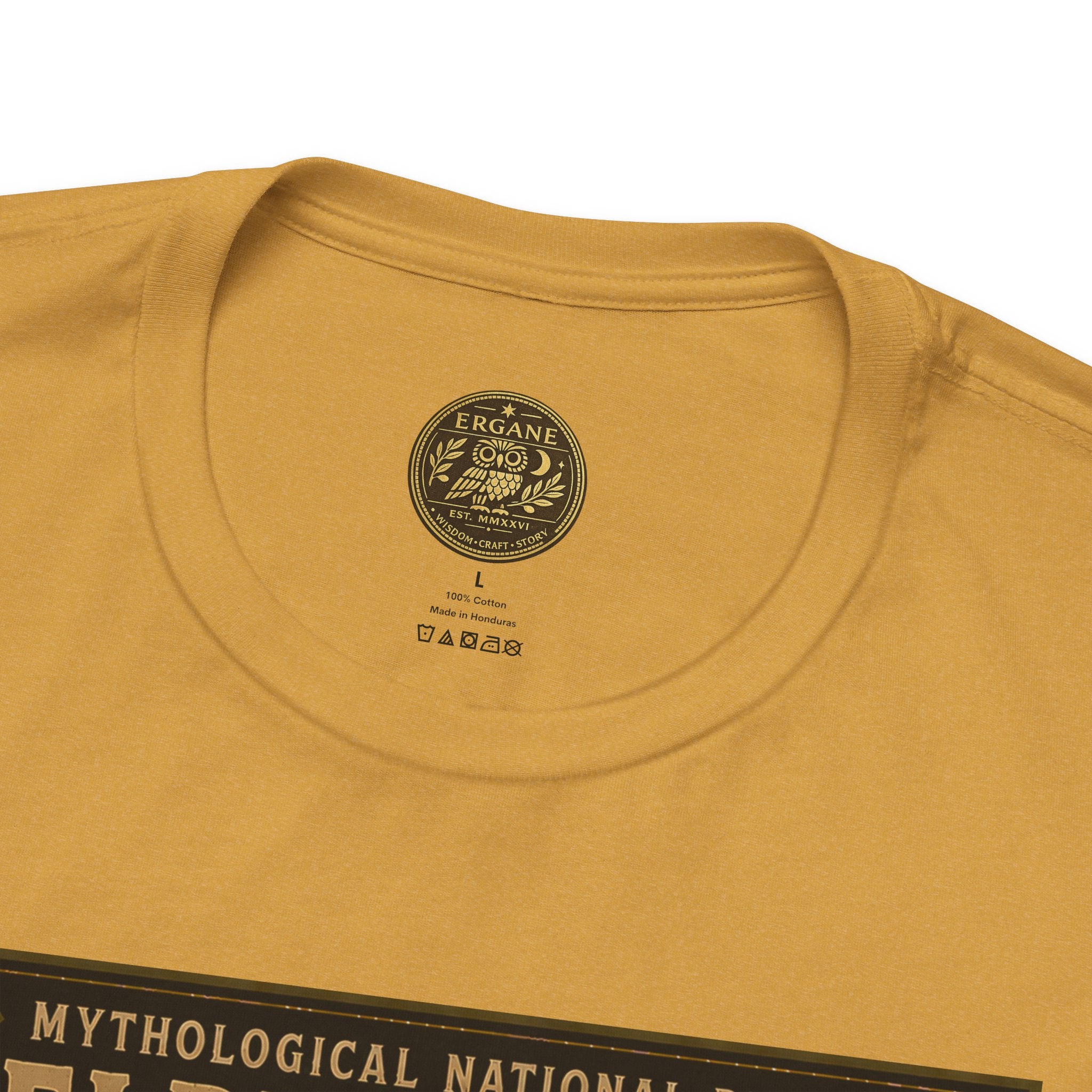 Mythological National Parks Collection III- #025-028 - Heros & Monsters | Vintage nature poster Tee | Mythological National Parks graphic shirt