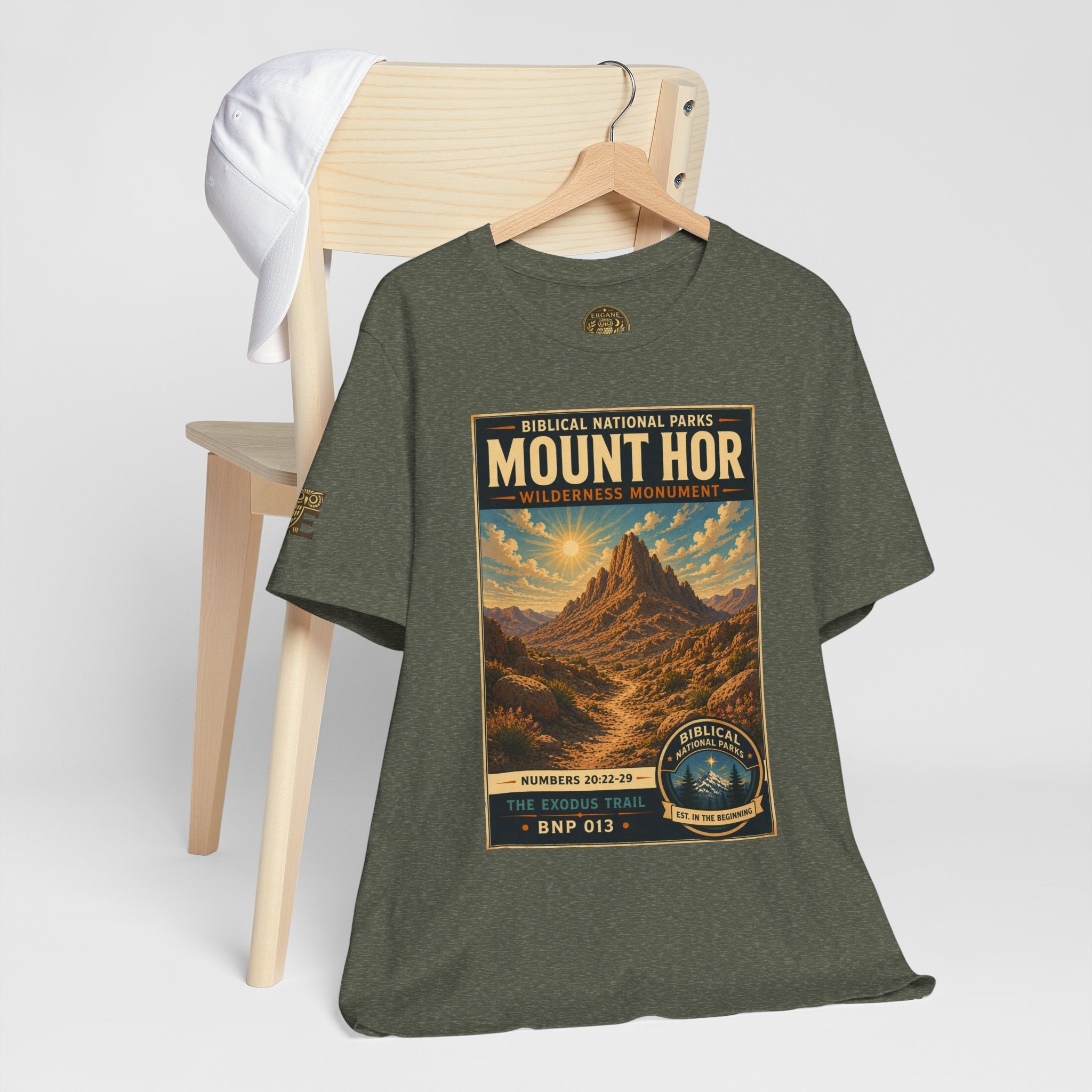 Biblical National Parks Collection II- The Exodus Trail #013/013 Exodus 20: 22-29 | Vintage nature poster Tee | Biblical national parks graphic shirt