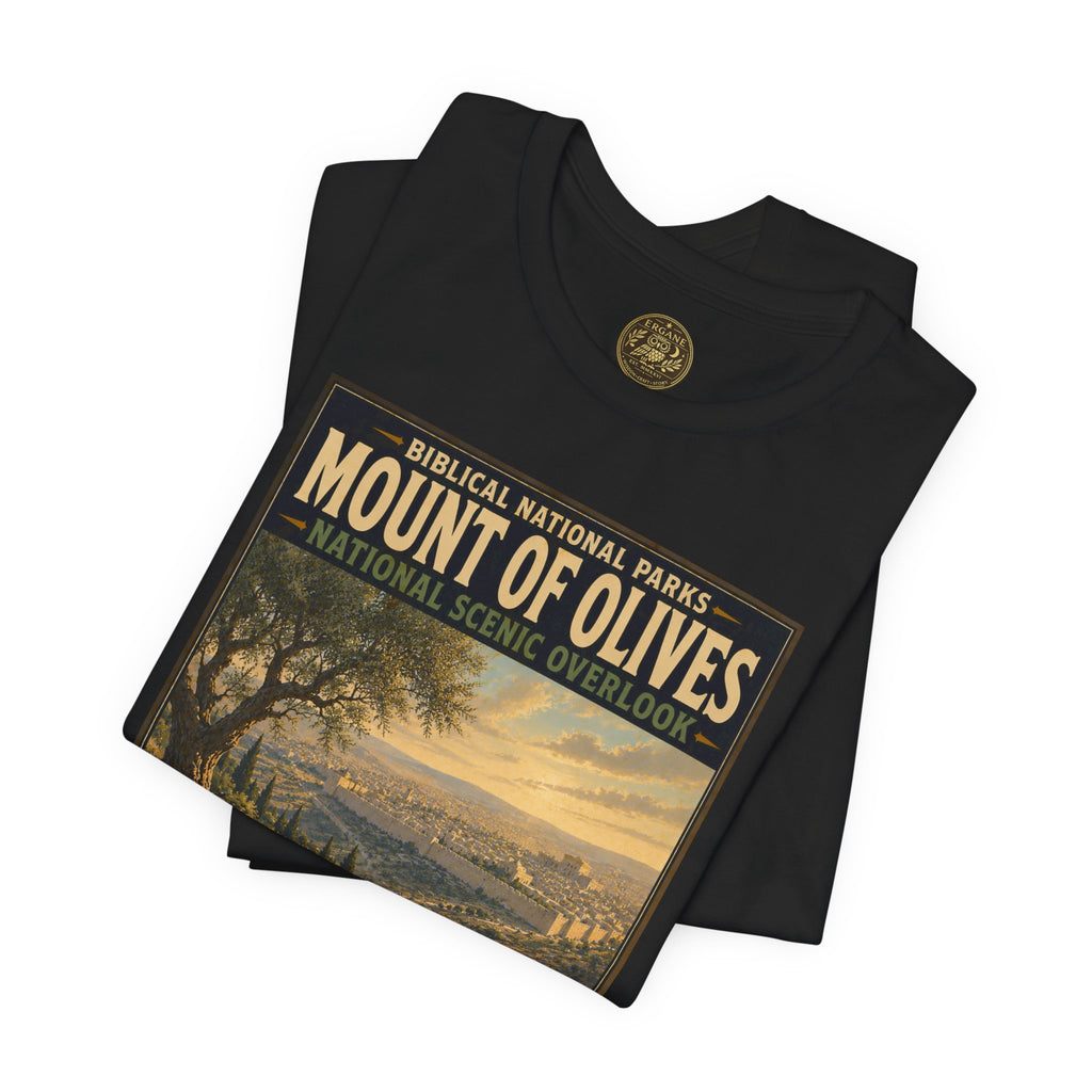 Biblical National Parks Collection VII- The Holy Week #036/041 | Matthew 21 - Luke 19 | Vintage nature poster Tee | Biblical national parks graphic shirt