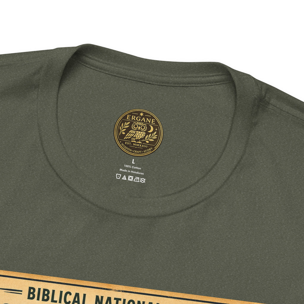 Biblical National Parks Collection I- In The Beginning #004/006 Genesis 8:4-5,17 | Vintage nature poster Tee | Biblical national parks graphic shirt