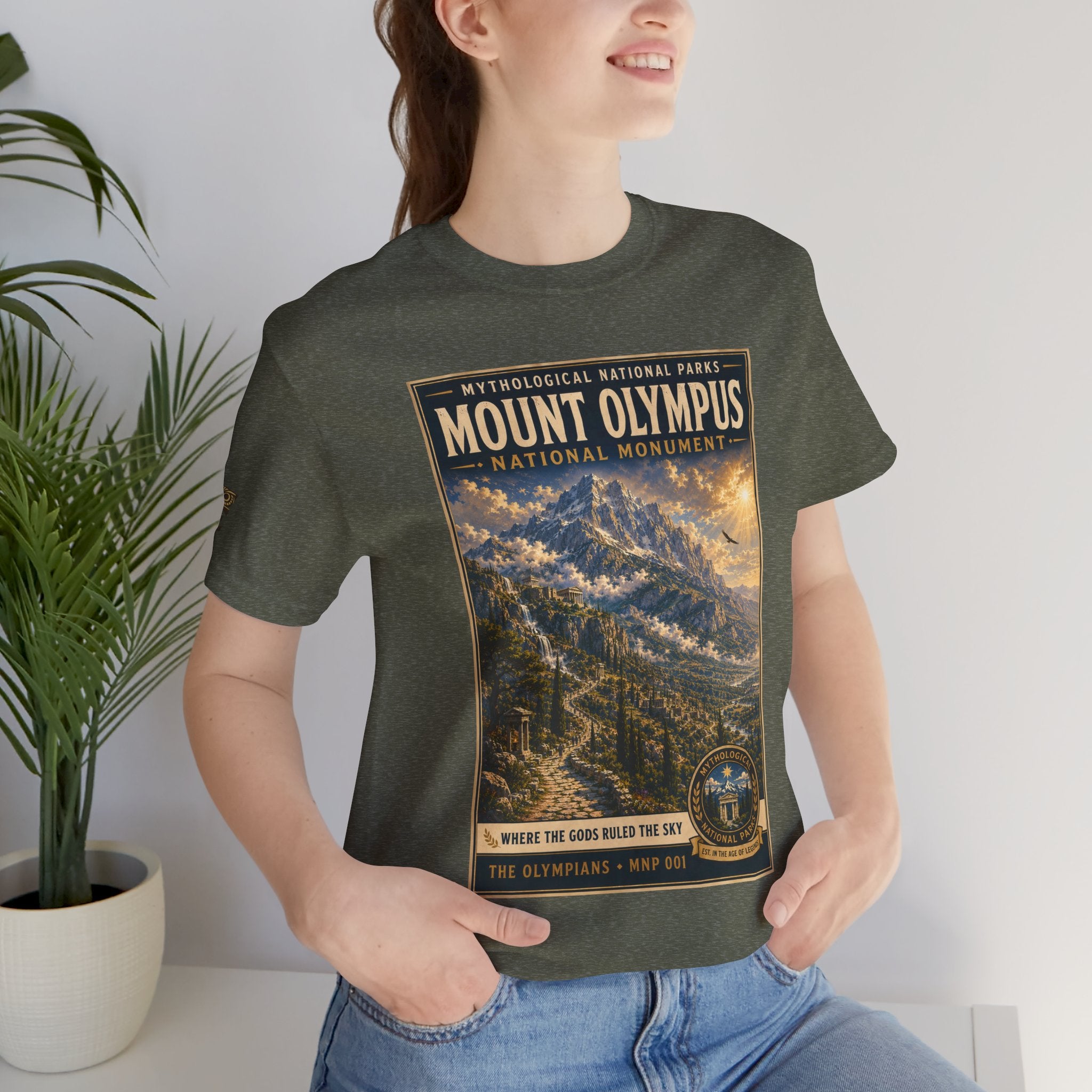 Mythological National Parks Collection I- #001-007- The Olympians  | Vintage nature poster Tee | Mythological National Parks graphic shirt
