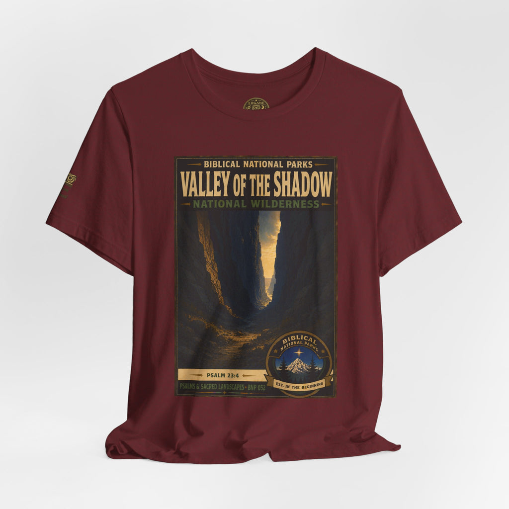 Biblical National Parks Collection IX- #052/054 -Psalms & Sacred Landscapes | Psalm 23:4 | Vintage nature poster Tee | Biblical national parks graphic shirt