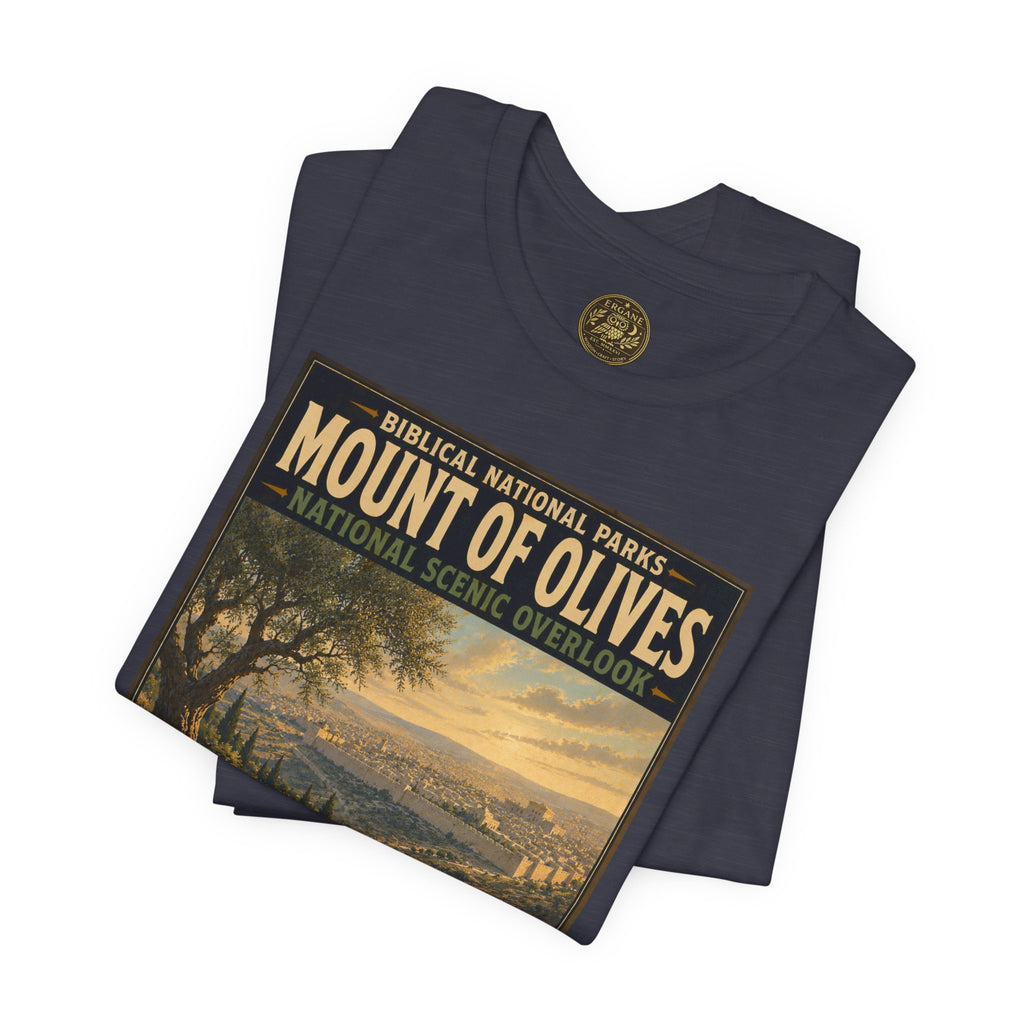 Biblical National Parks Collection VII- The Holy Week #036/041 | Matthew 21 - Luke 19 | Vintage nature poster Tee | Biblical national parks graphic shirt