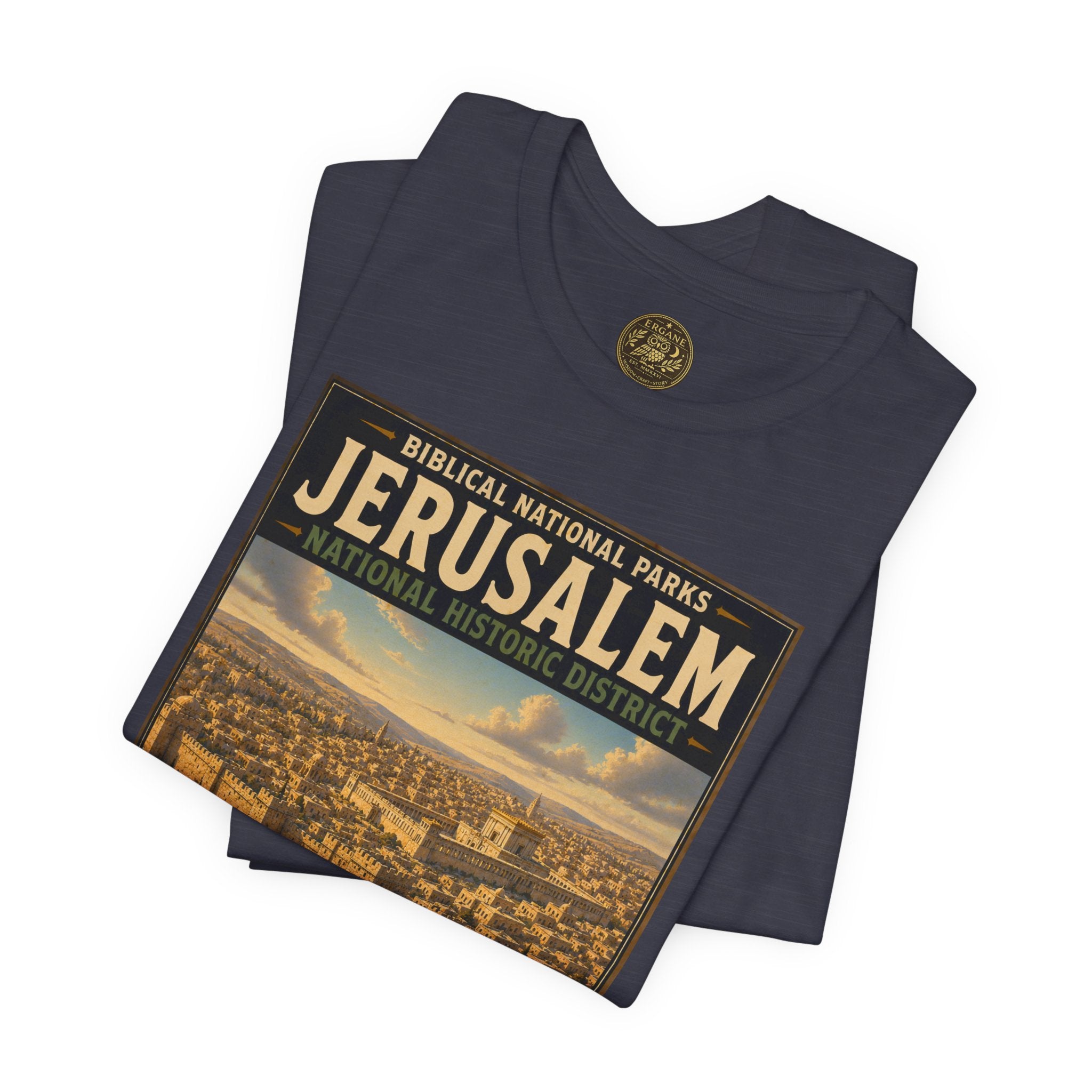 Biblical National Parks Collection VII- The Holy Week #037/041 | Matthew 21-23 | Vintage nature poster Tee | Biblical national parks graphic shirt