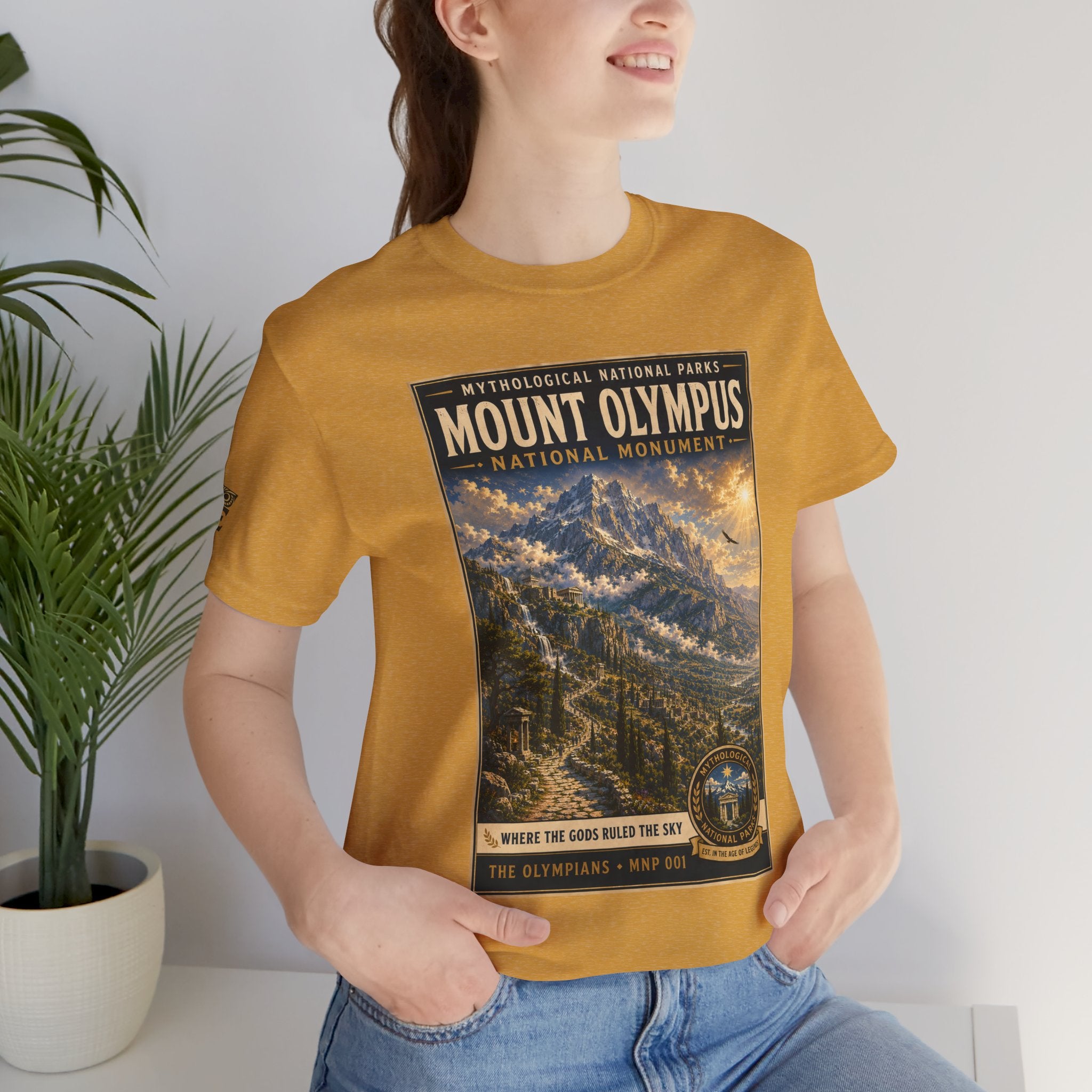 Mythological National Parks Collection I- #001-007- The Olympians  | Vintage nature poster Tee | Mythological National Parks graphic shirt