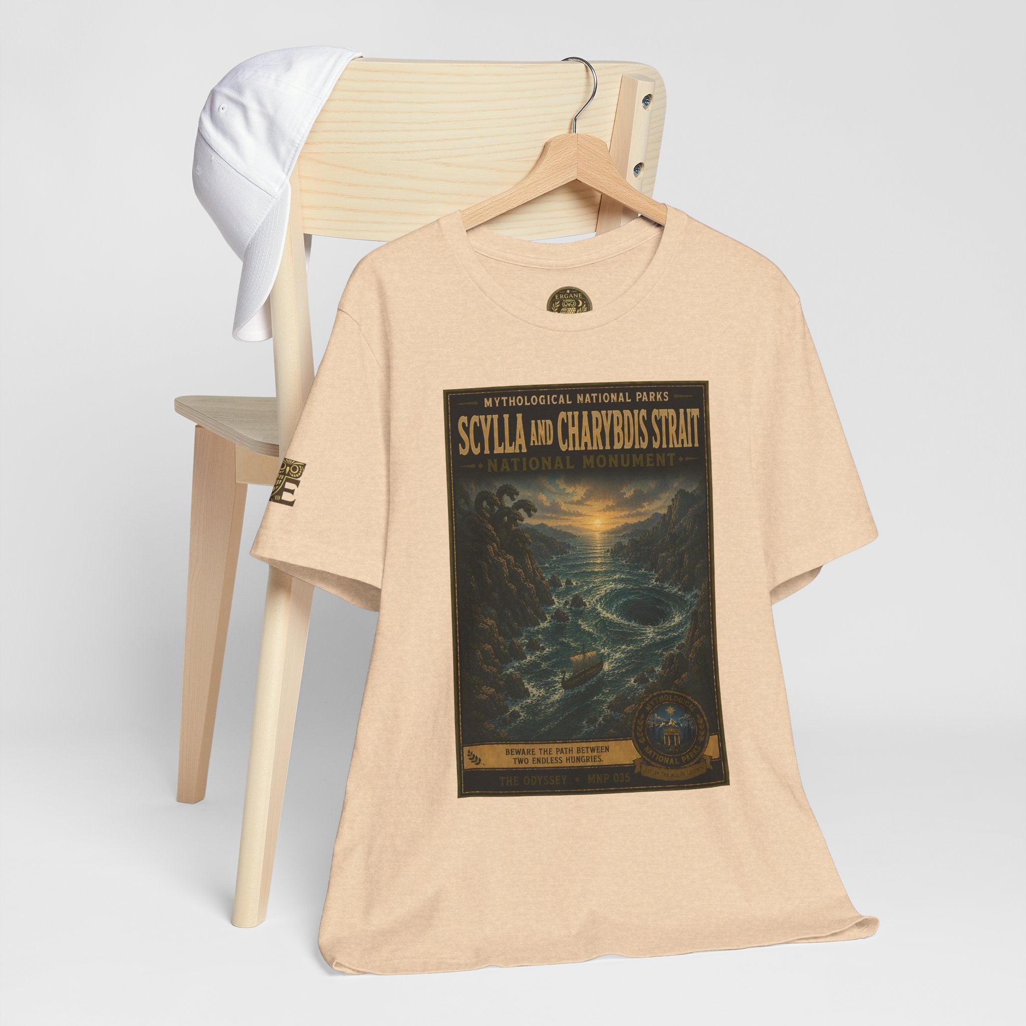 Mythological National Parks Collection IV- #035-038 - THE ODYSSEY | Vintage nature poster Tee | Mythological National Parks graphic shirt