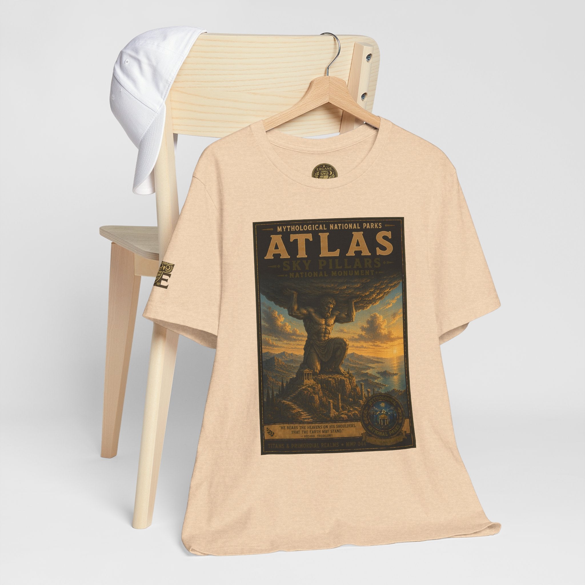 Mythological National Parks COLLECTION V- #044-050 TITANS & PRIMORDIAL REALMS | Vintage nature poster Tee | Mythological National Parks graphic shirt