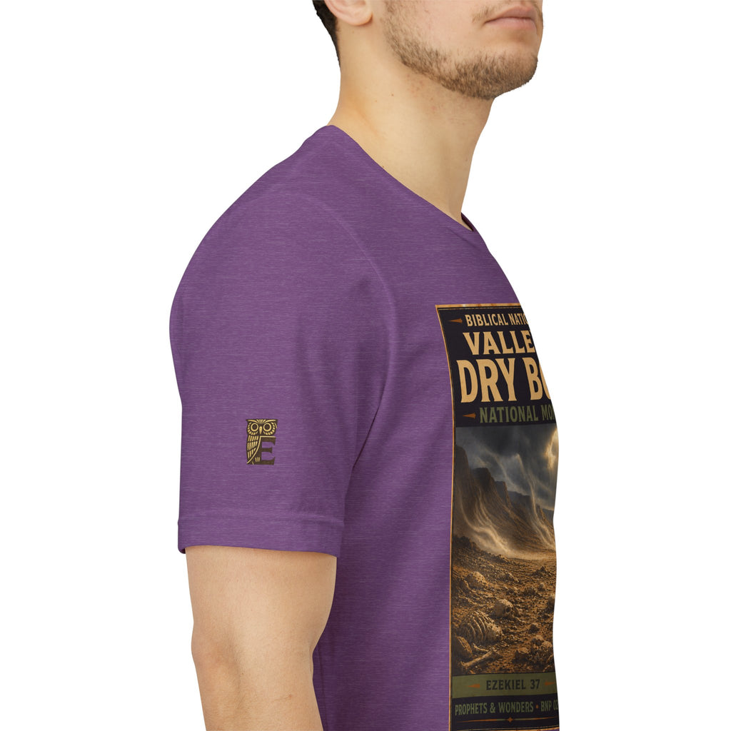 Biblical National Parks Collection V- Prophets & Wonders #026/030 Ezekiel 37  | Vintage nature poster Tee | Biblical national parks graphic shirt