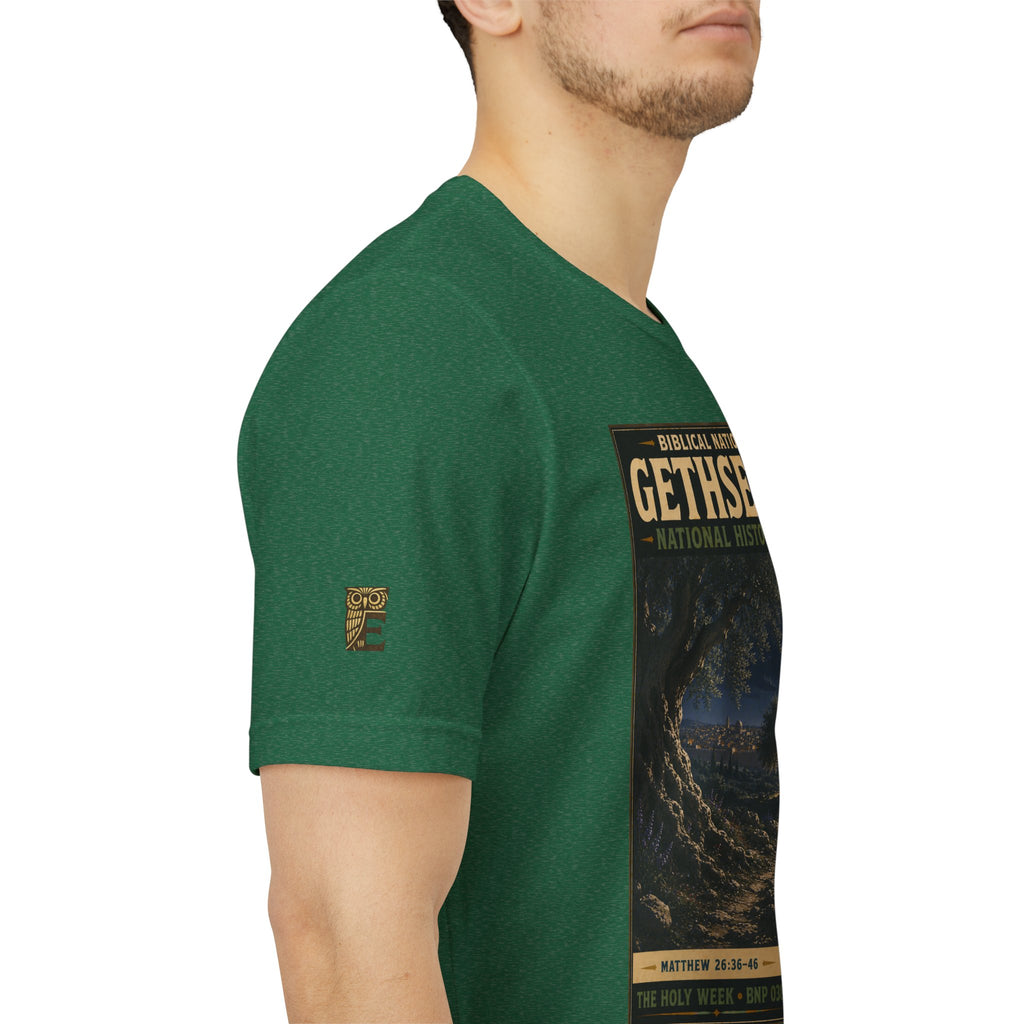Biblical National Parks Collection VII- The Holy Week #038/041 | Matthew 26: 36-46 | Vintage nature poster Tee | Biblical national parks graphic shirt