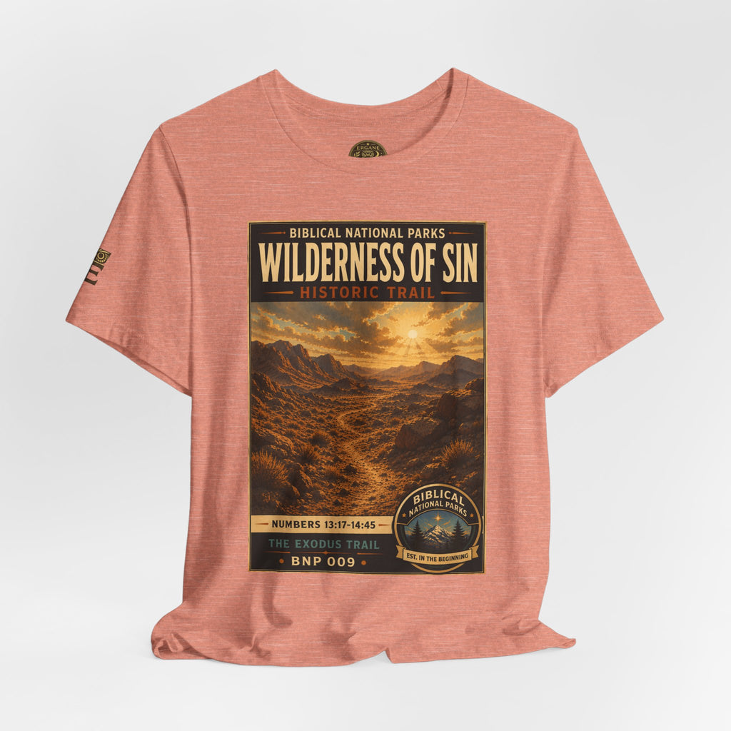 Biblical National Parks Collection II- The Exodus Trail #009/013 Exodus 13: 17 - 14:45 | Vintage nature poster Tee | Biblical national parks graphic shirt